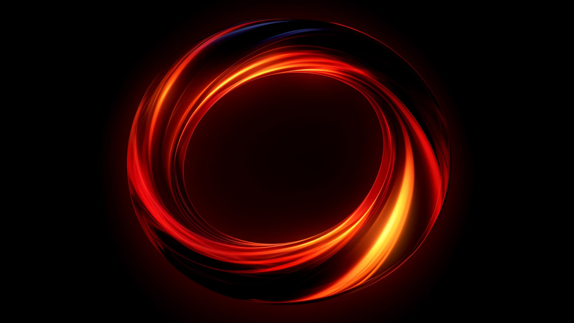 Fiery Circle - free desktop wallpaper