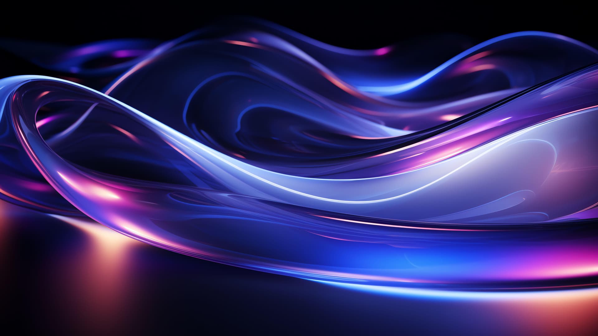 Shimmering Waves - Pro desktop wallpaper