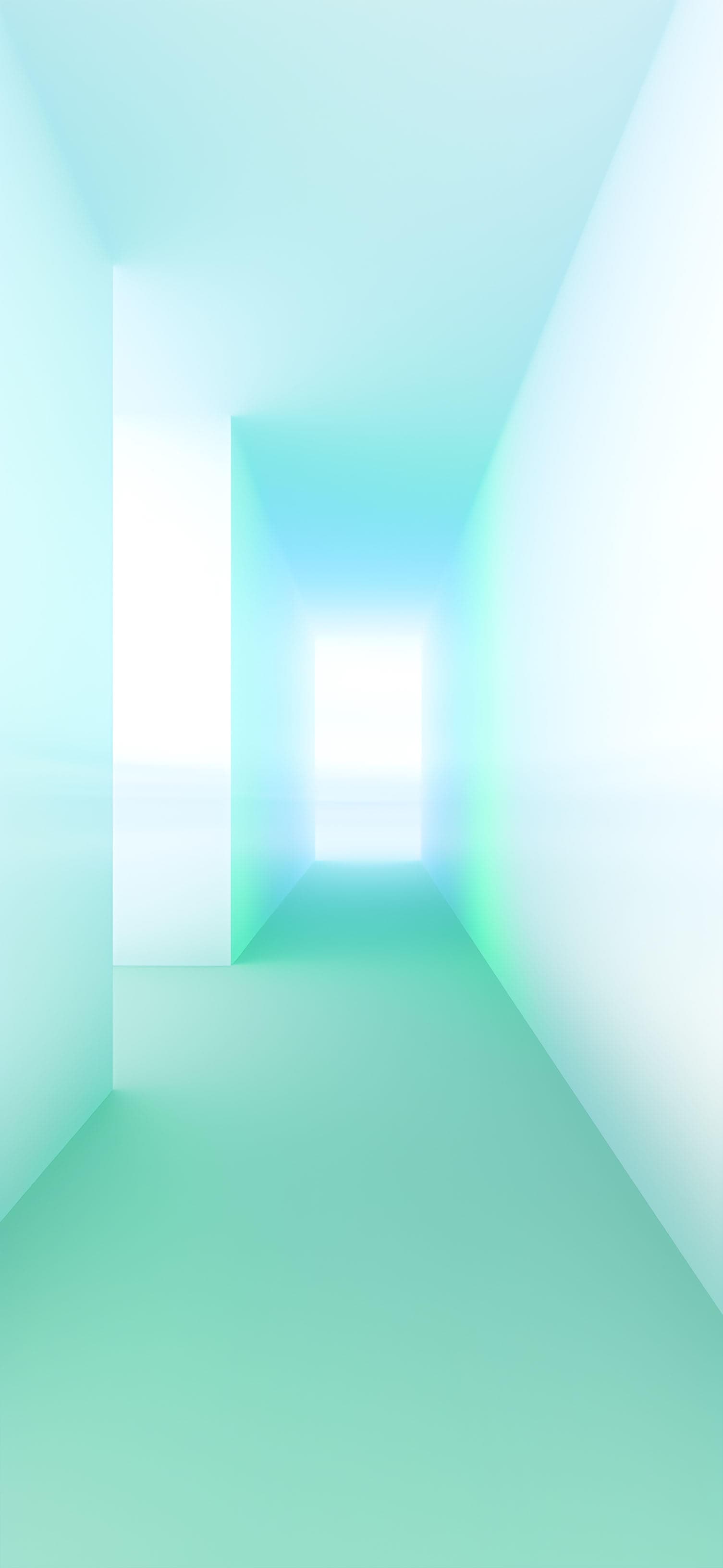 Teal Tunnel - Pro phone wallpaper