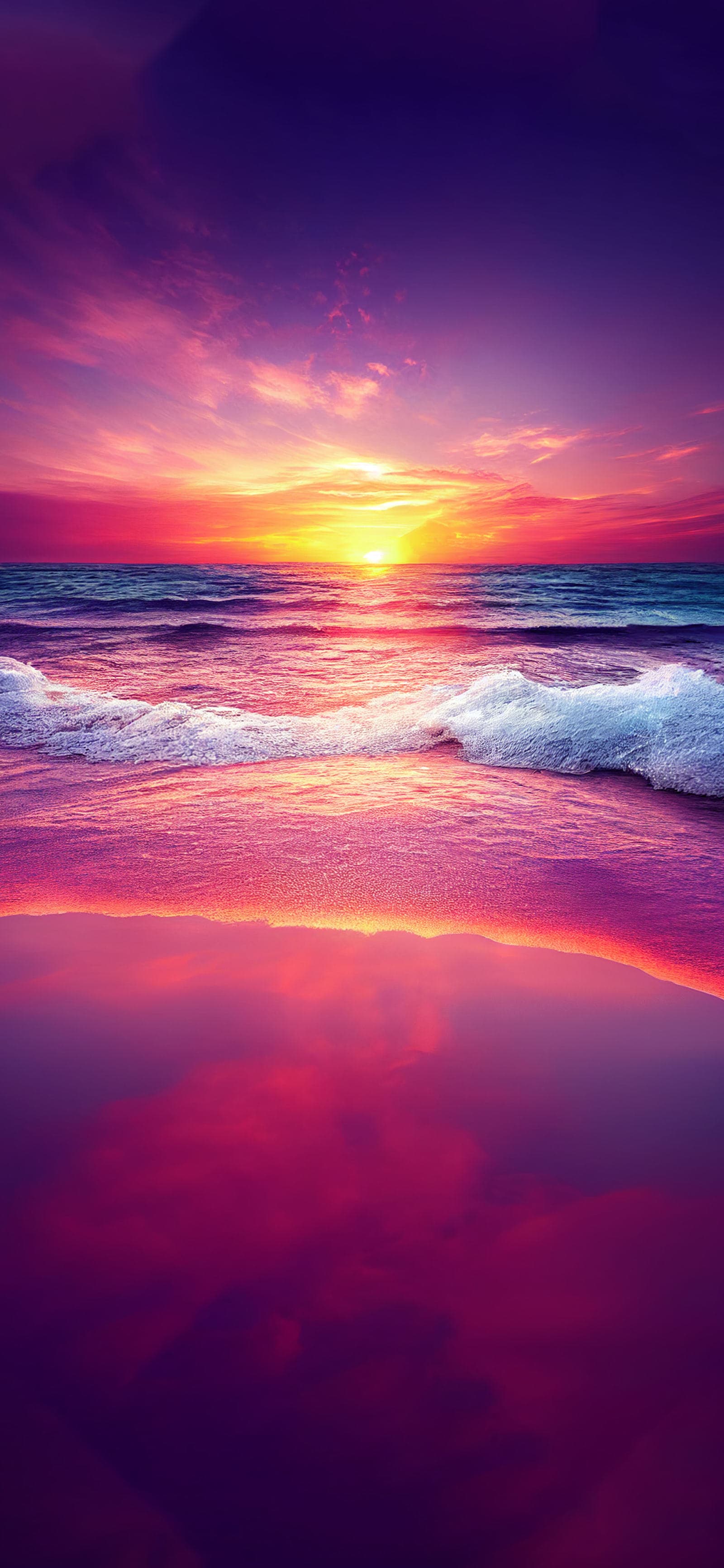 Sunset Reflection - Pro phone wallpaper