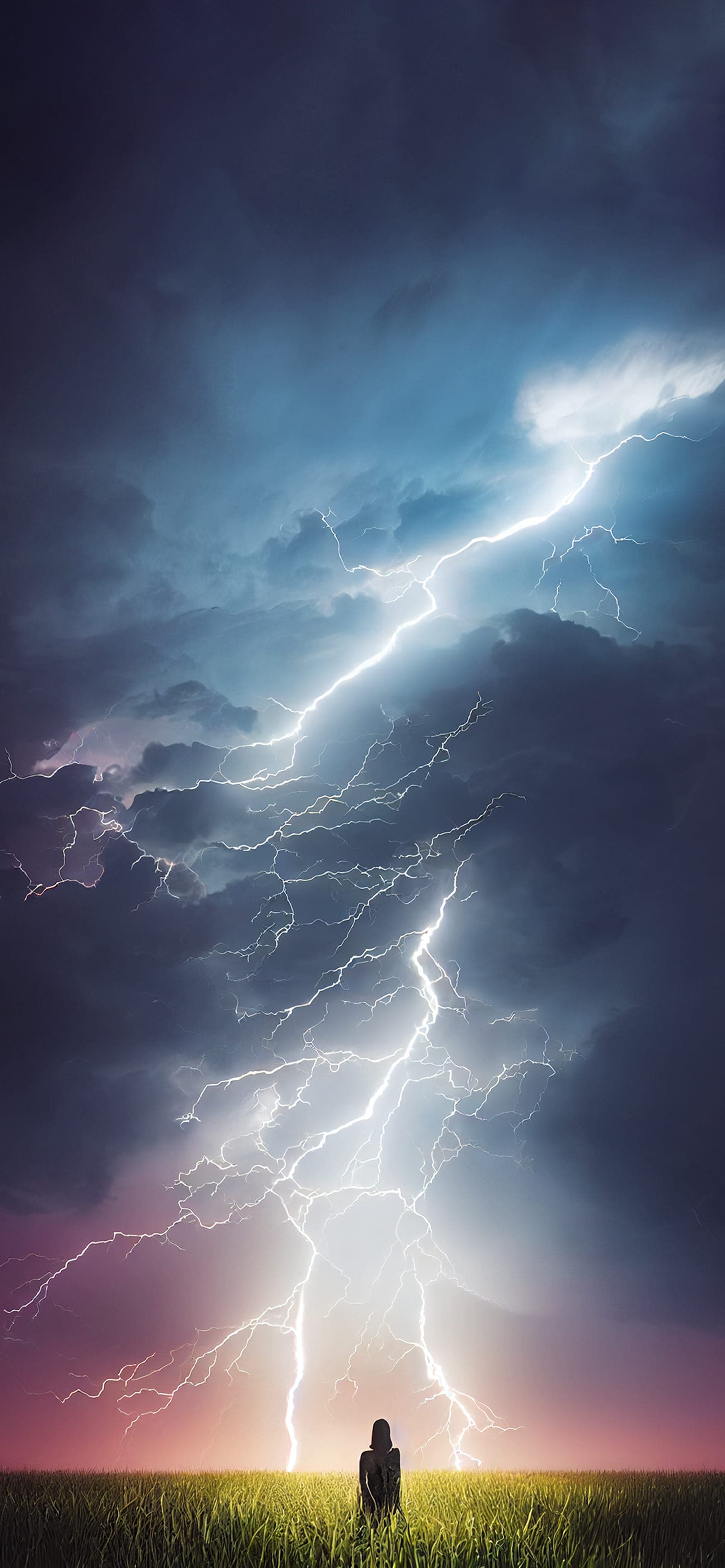 Electric Storm Gaze - Pro phone wallpaper