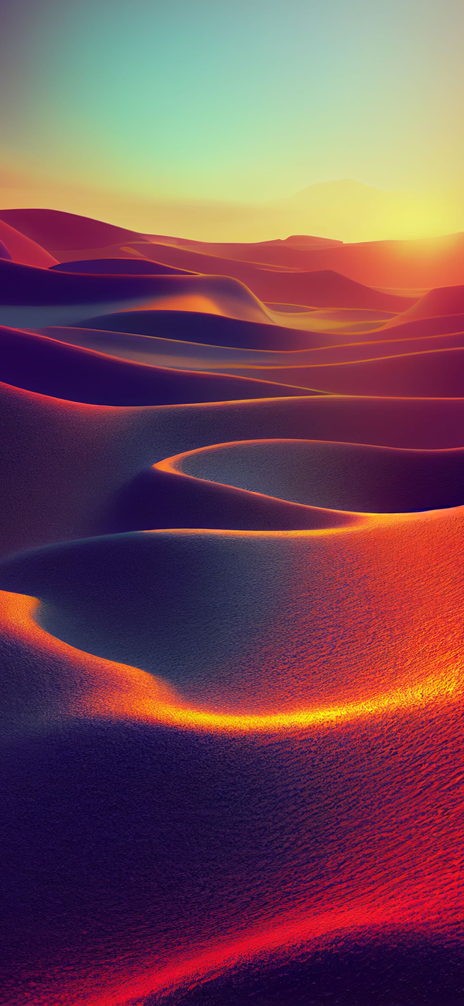 Desert Waves - Pro phone wallpaper