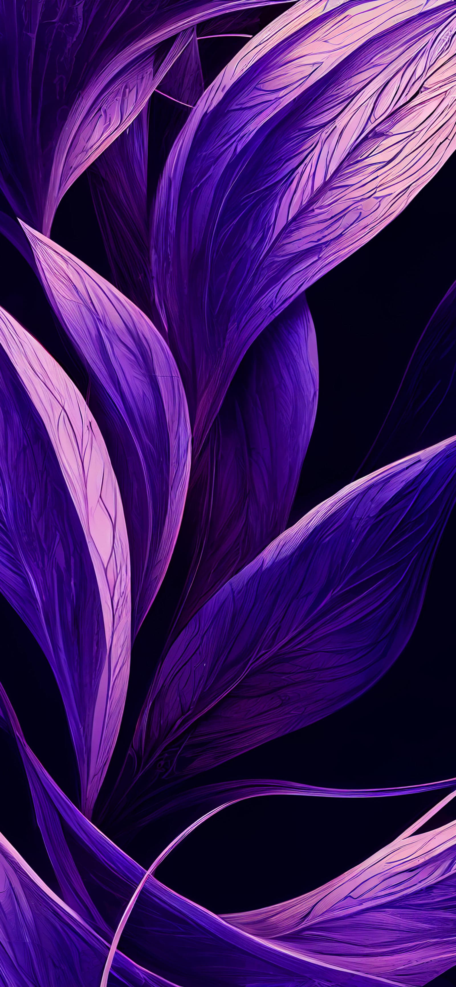 Purple Foliage - Pro phone wallpaper