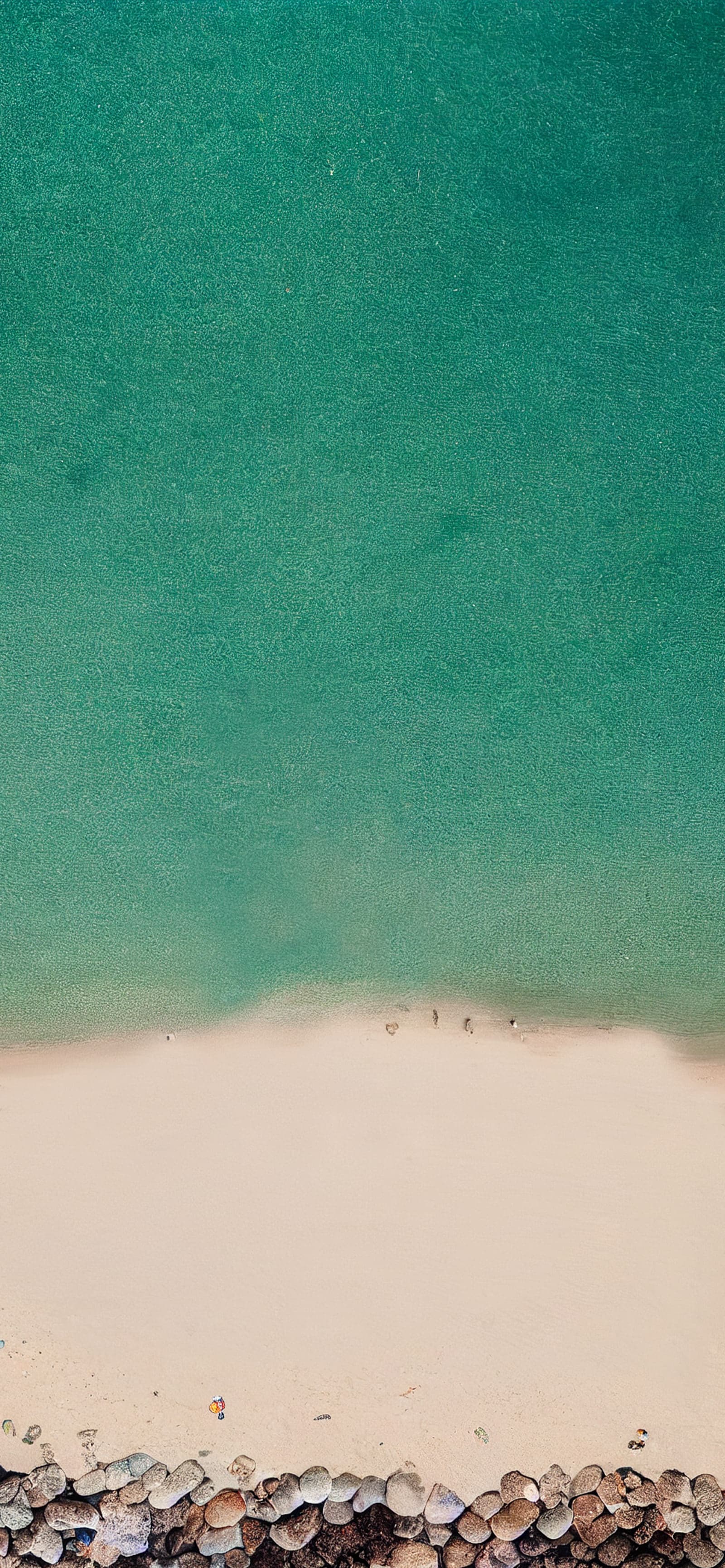Turquoise Beach View - Pro phone wallpaper