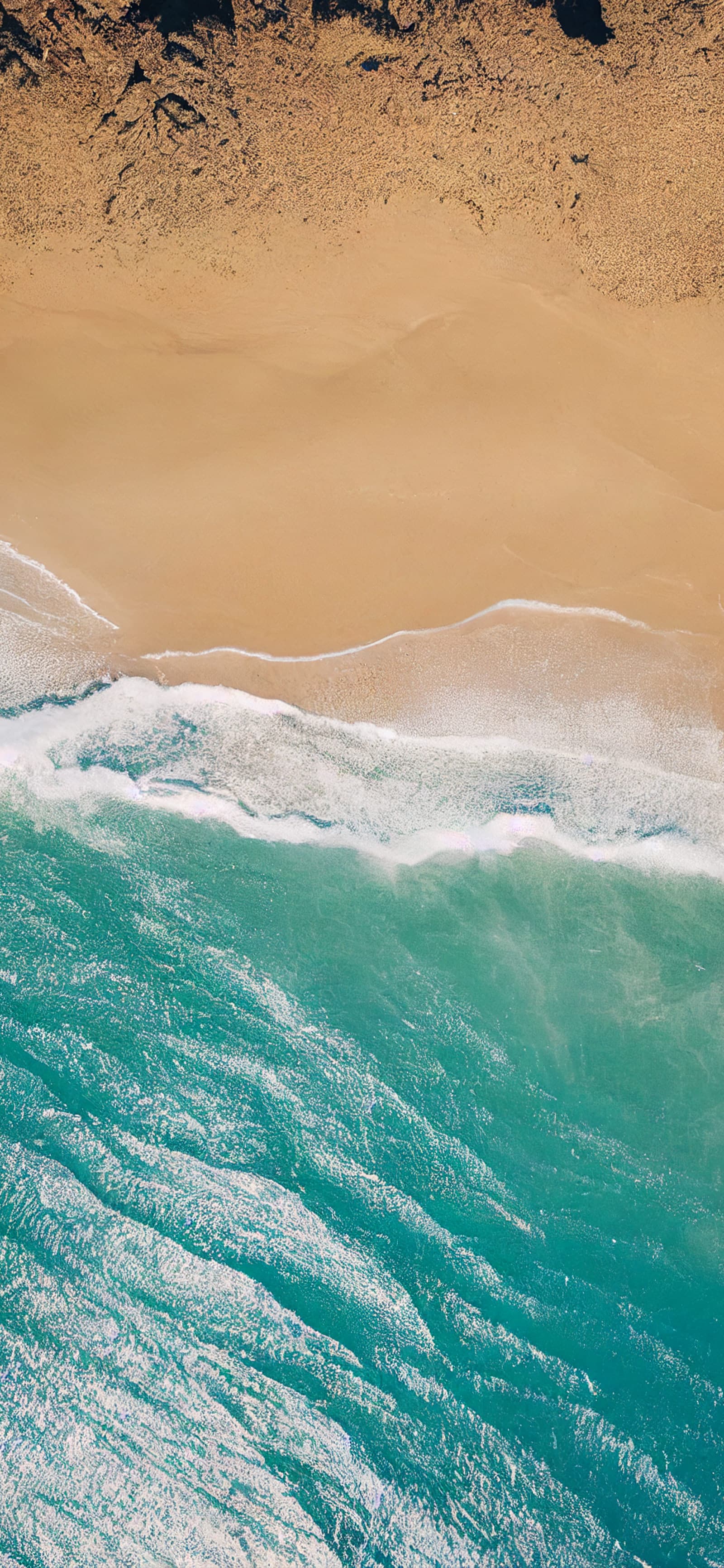 Aerial Beach View - Pro phone wallpaper