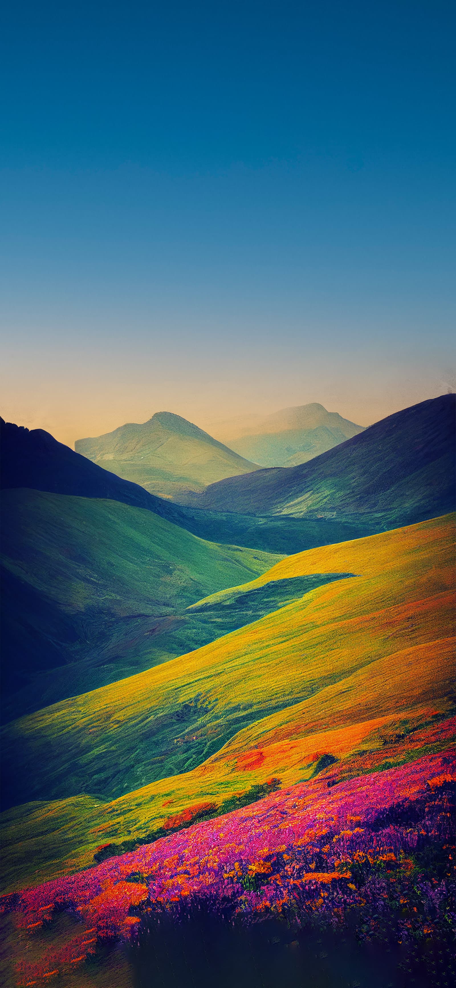Verdant Valley Vista - Pro phone wallpaper