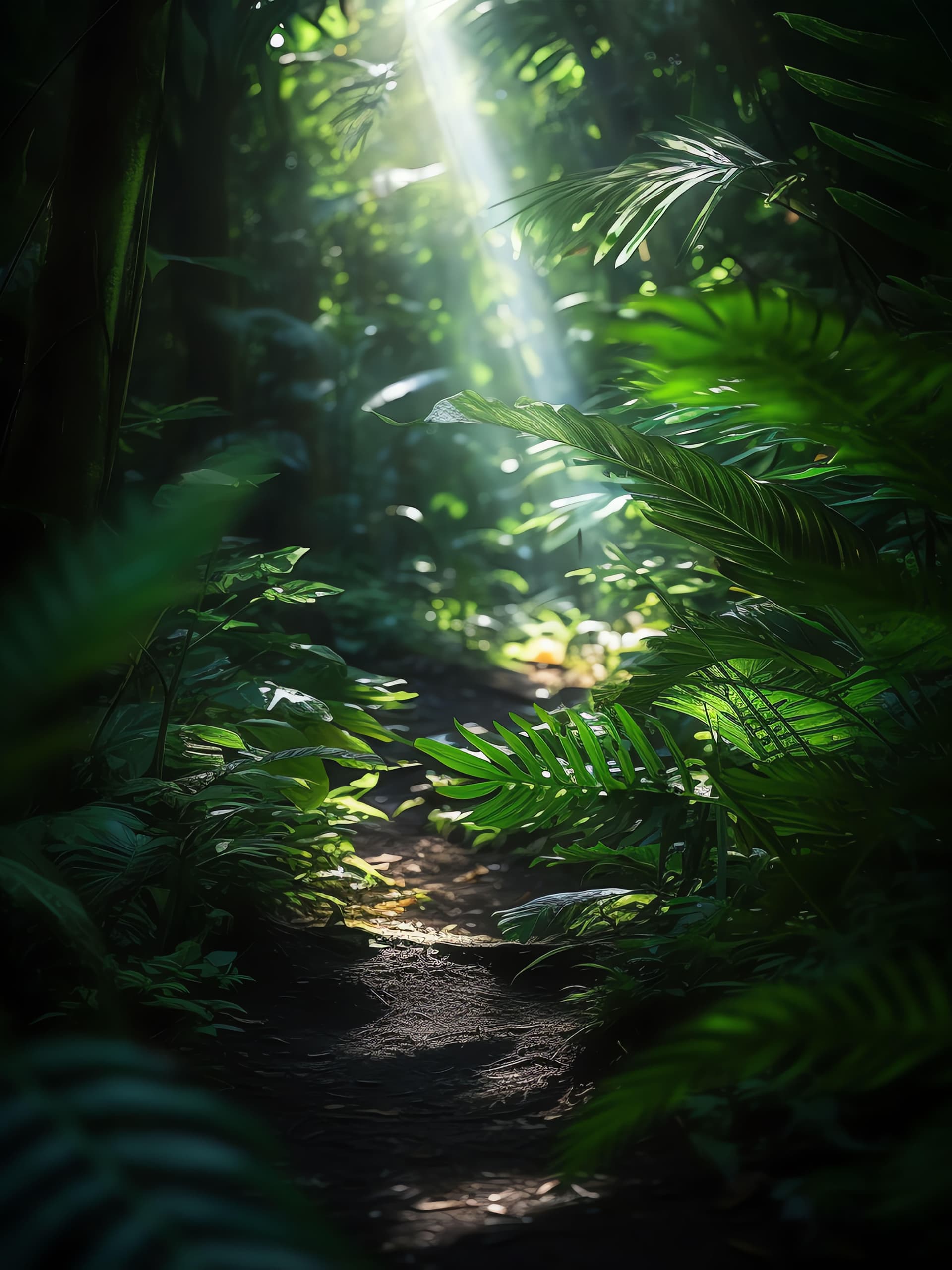 Lush Green Jungle - Pro phone wallpaper