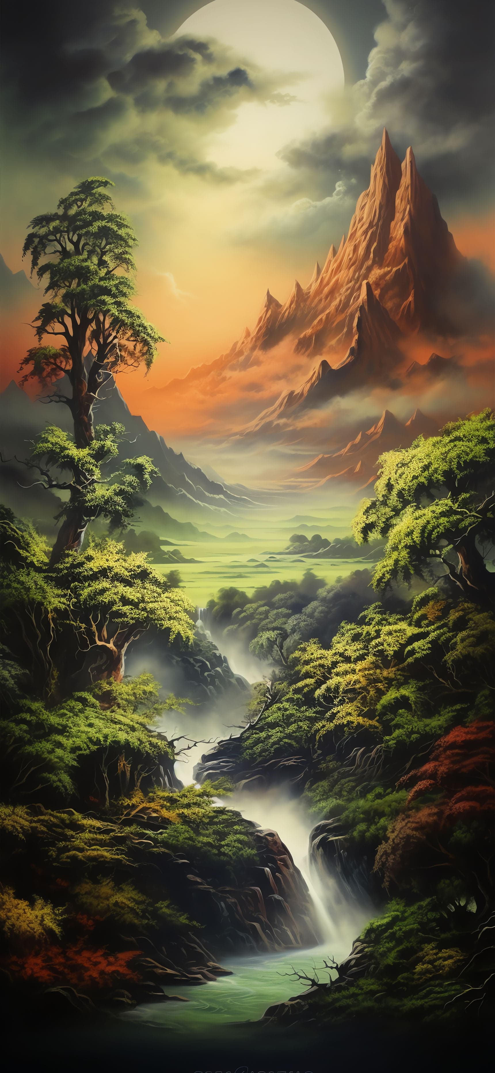 Mountain Mist Serenity - Pro phone wallpaper