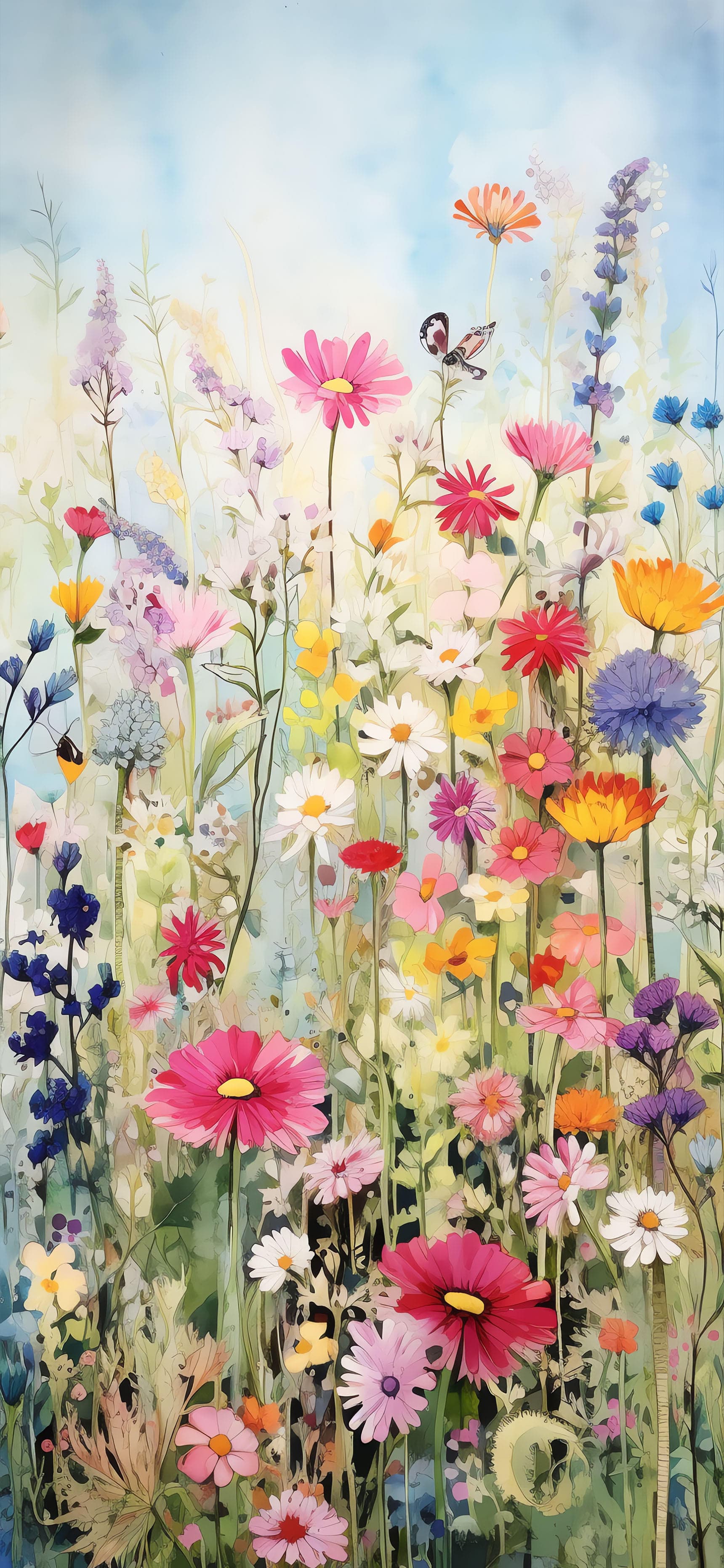 Floral Abundance - Pro phone wallpaper