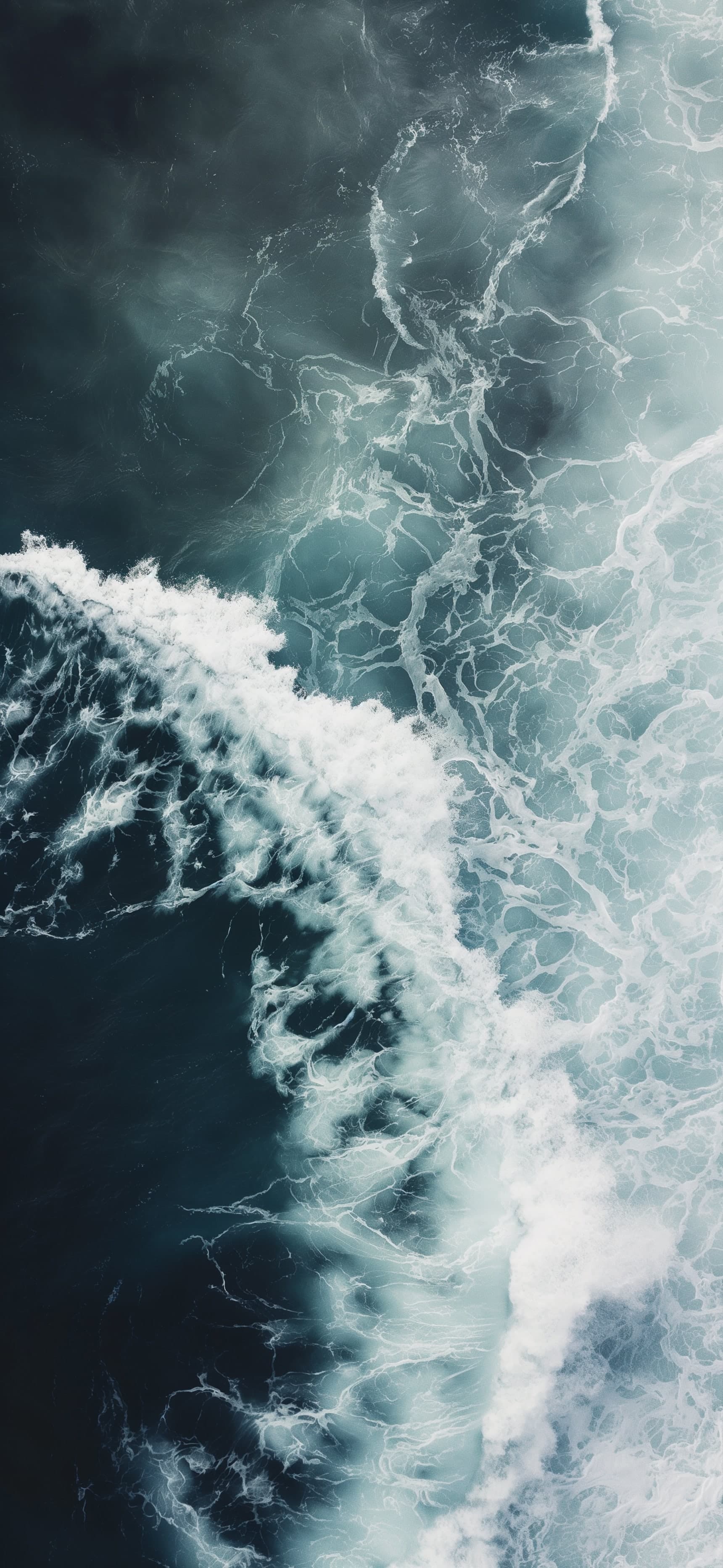 Ocean Wave Chaos - Pro phone wallpaper