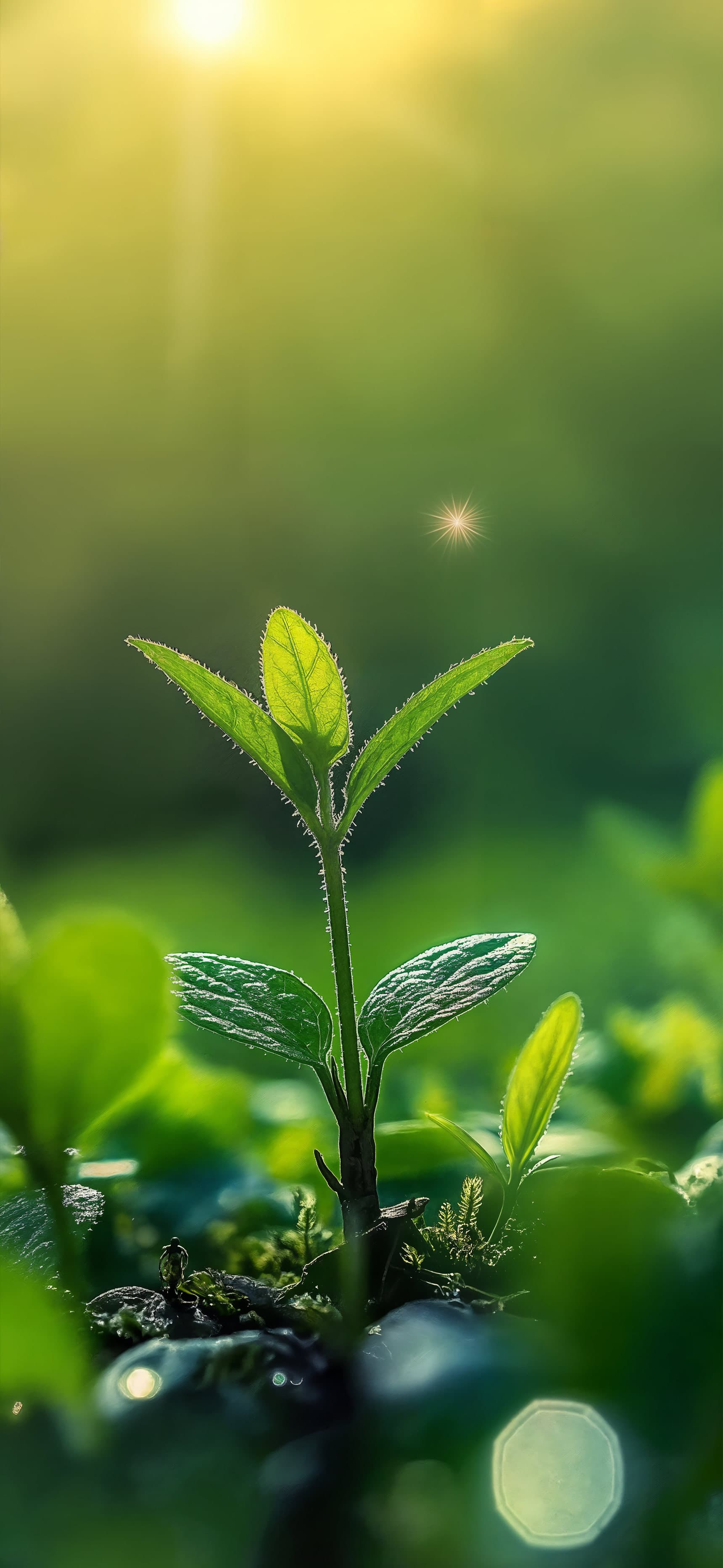 Morning Sprout - free phone wallpaper