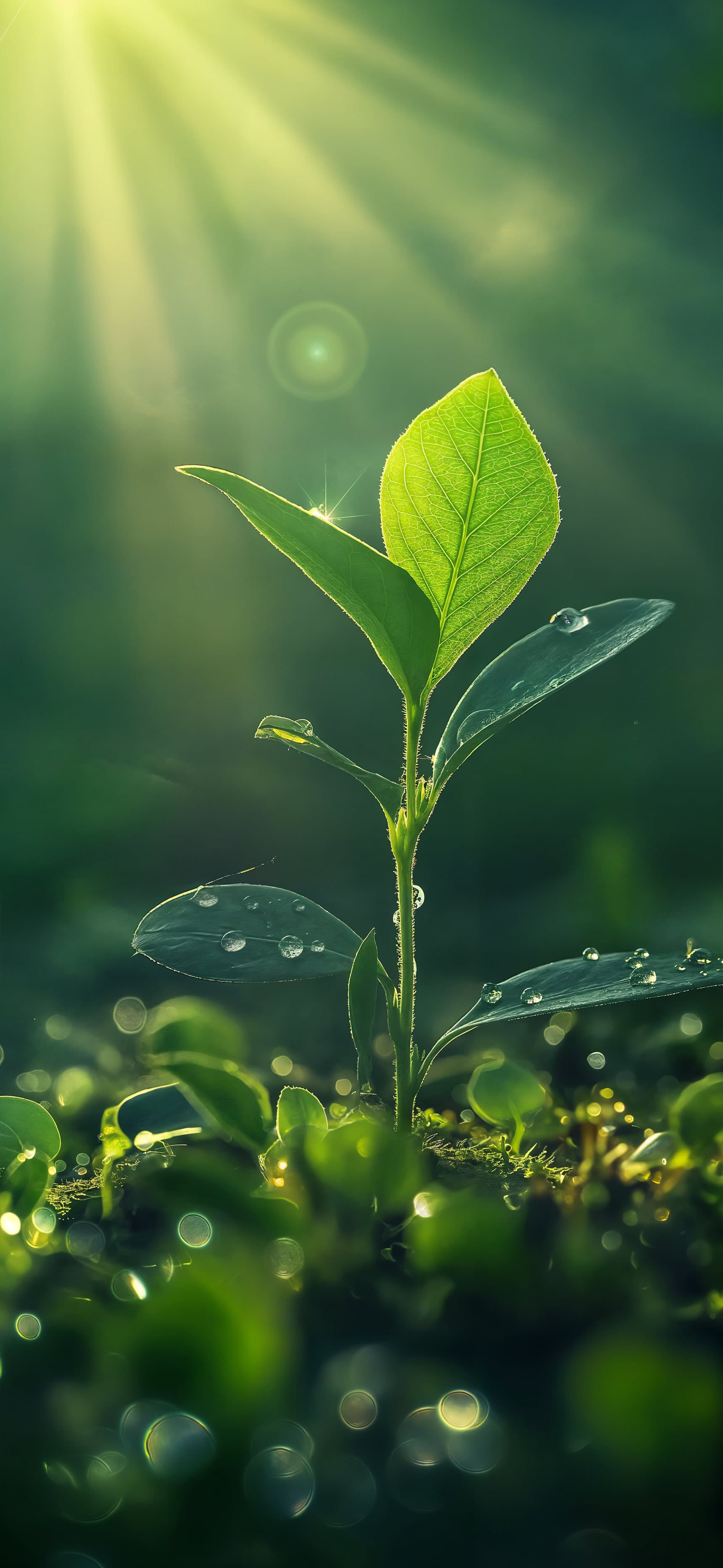 Dewlight Bloom - free phone wallpaper