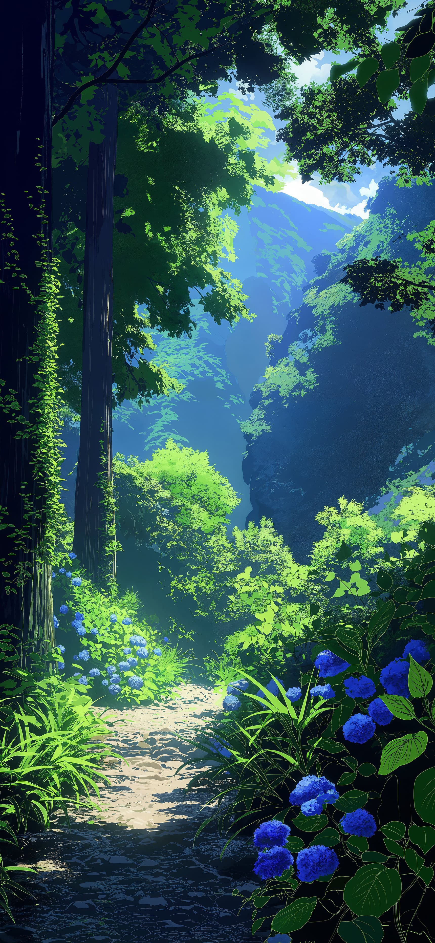 Forest Trail - Pro phone wallpaper