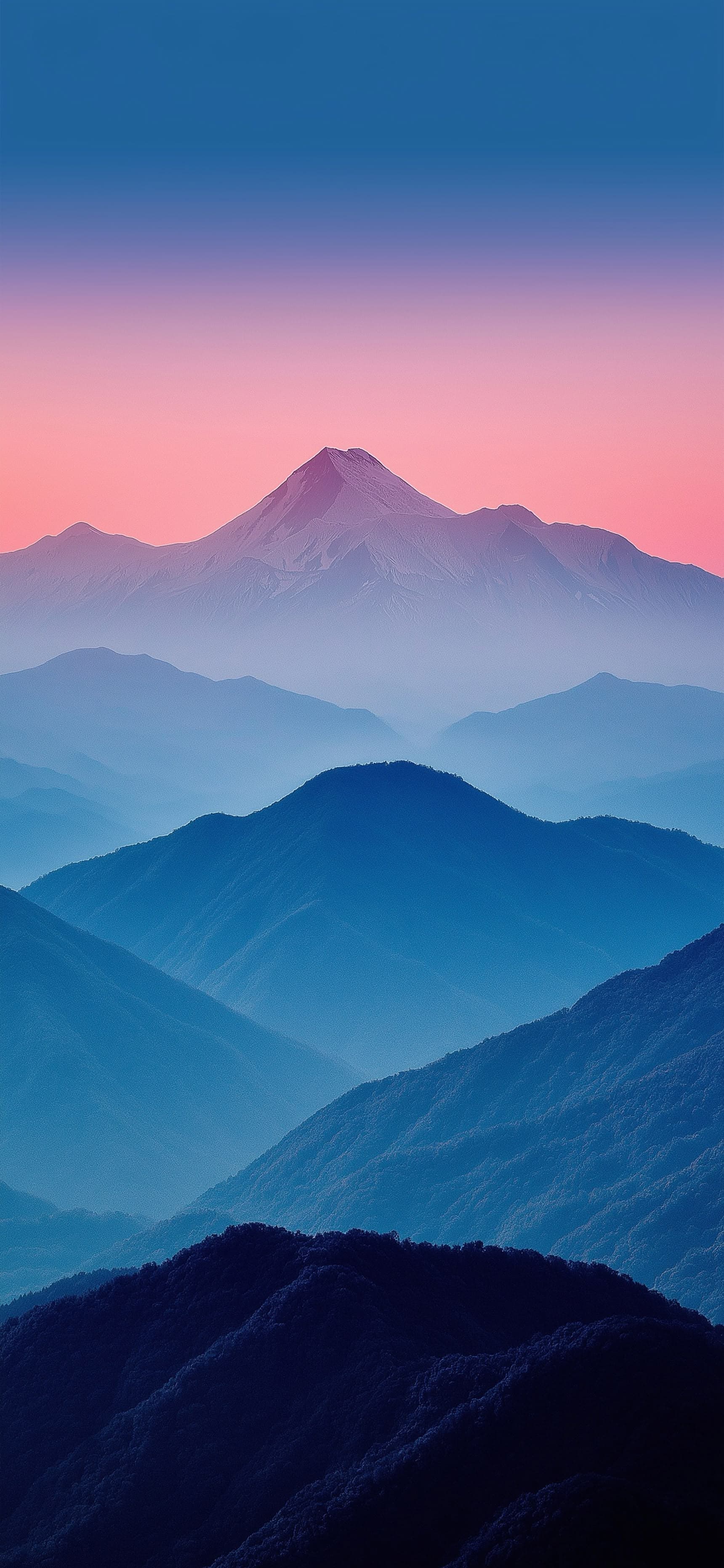 Mountain Fade - Pro phone wallpaper