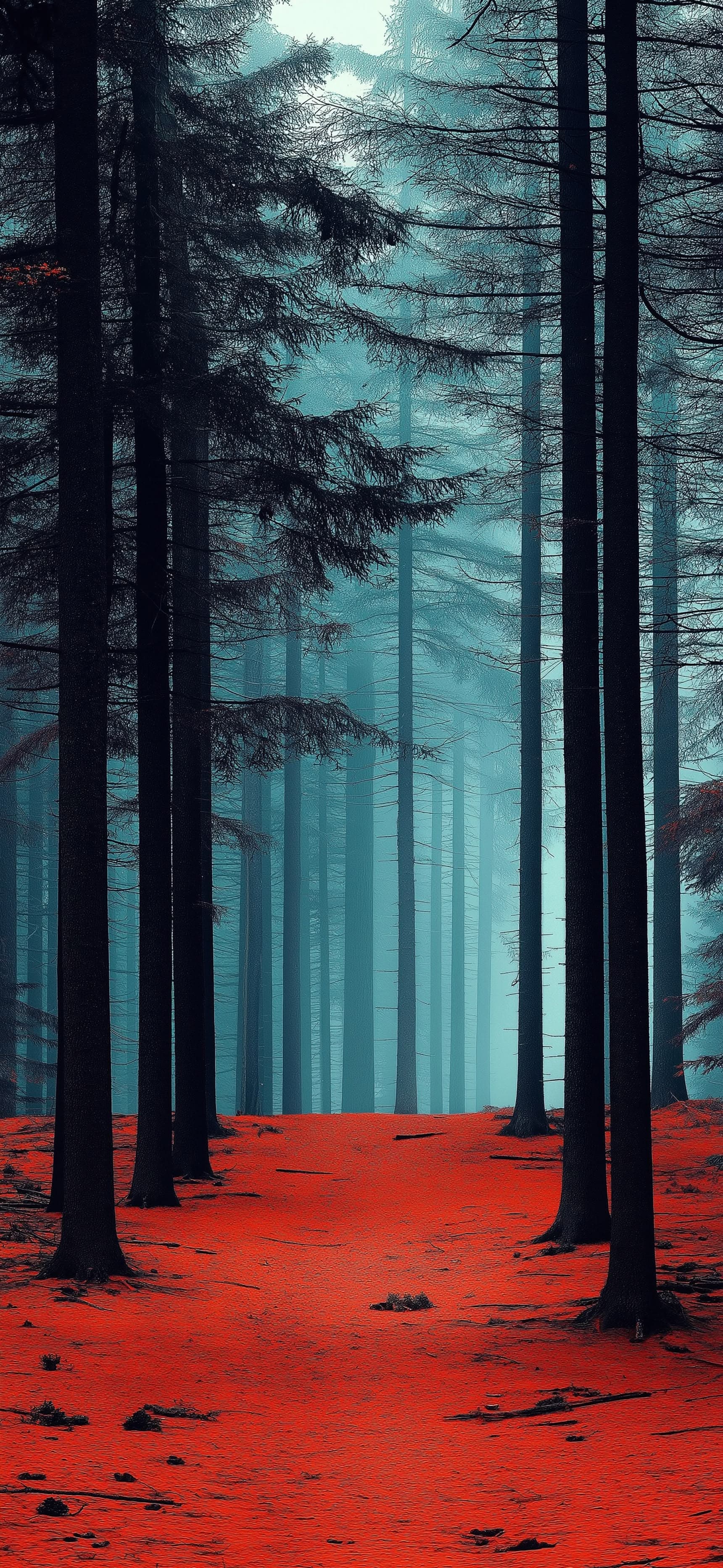 Crimson Pines - Pro phone wallpaper