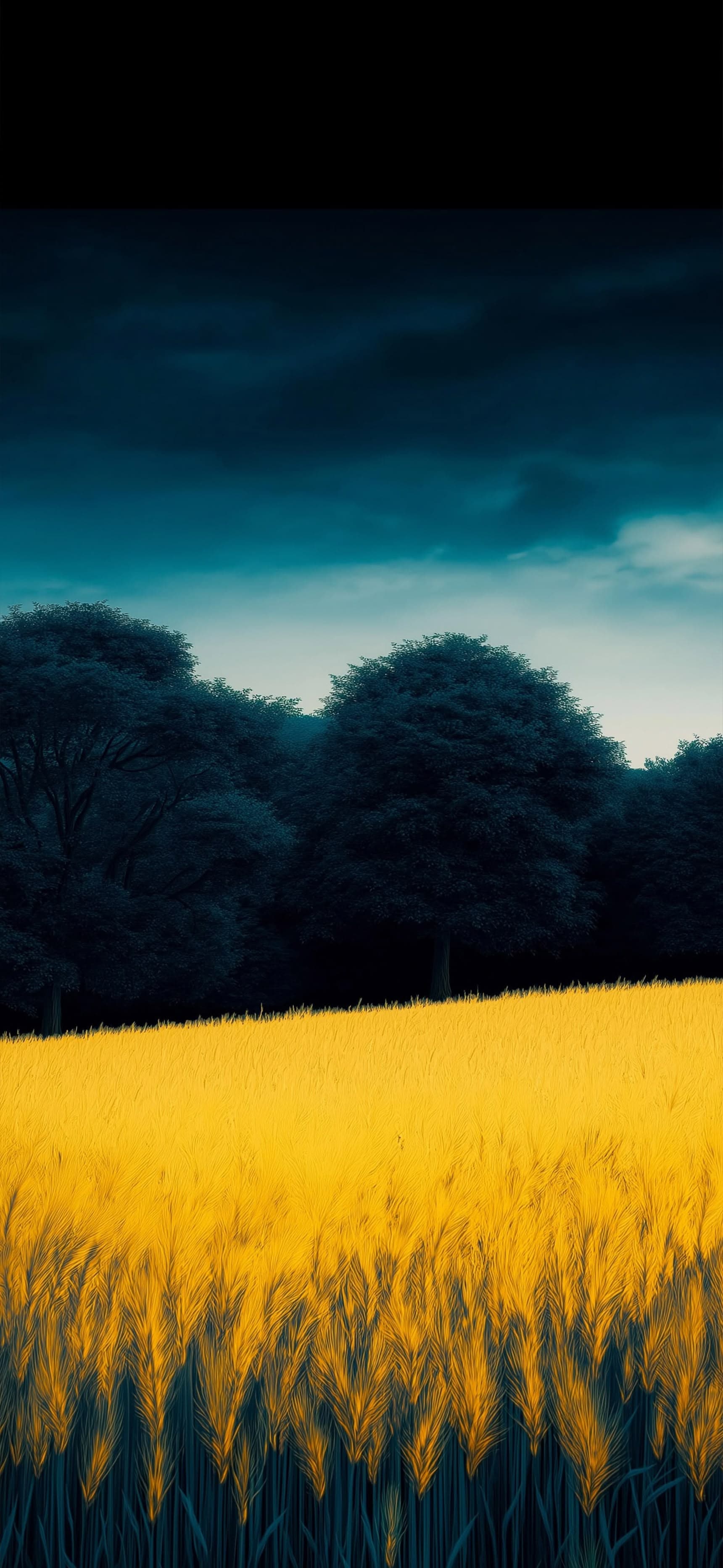 Golden Wheat Field - Pro phone wallpaper
