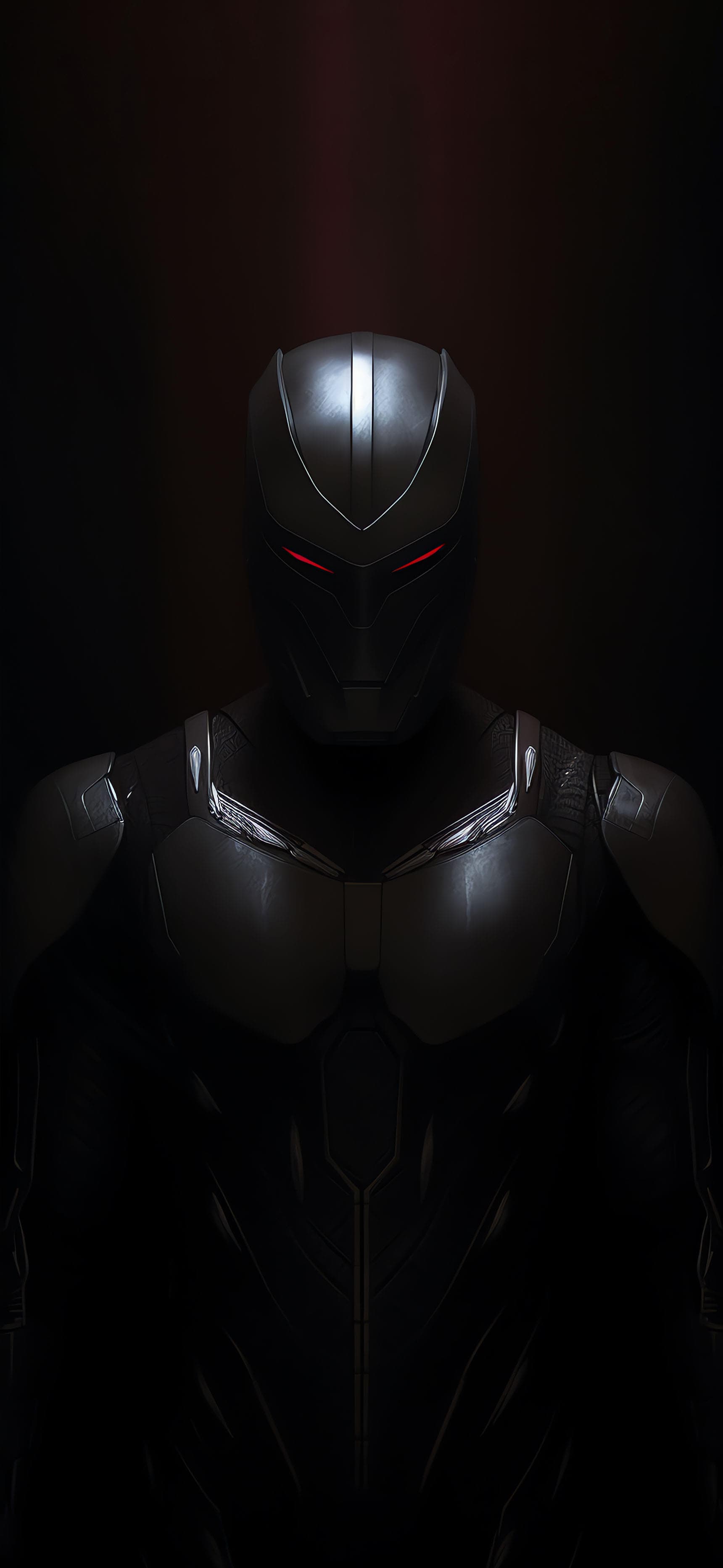 Armored Shadow Figure - Pro phone wallpaper