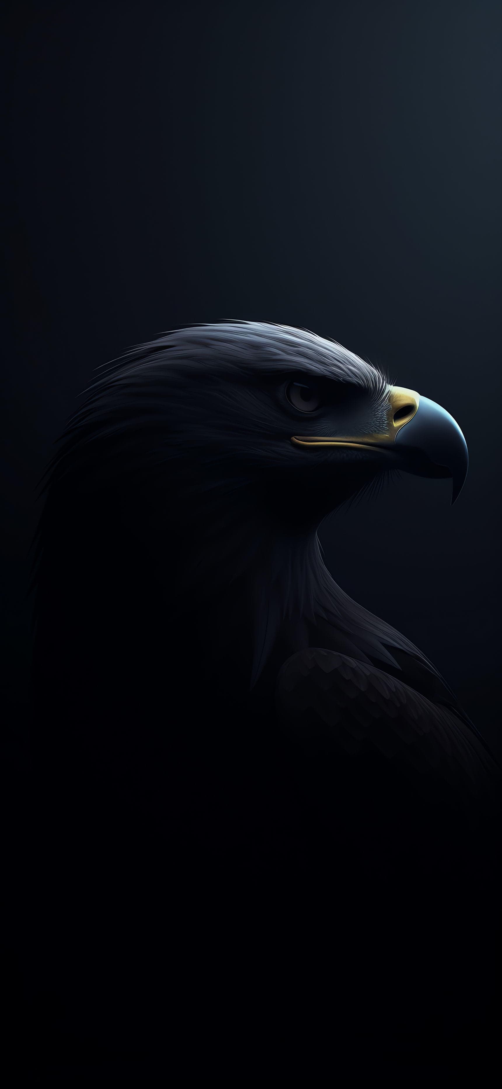 Dark Eagle Profile - Pro phone wallpaper