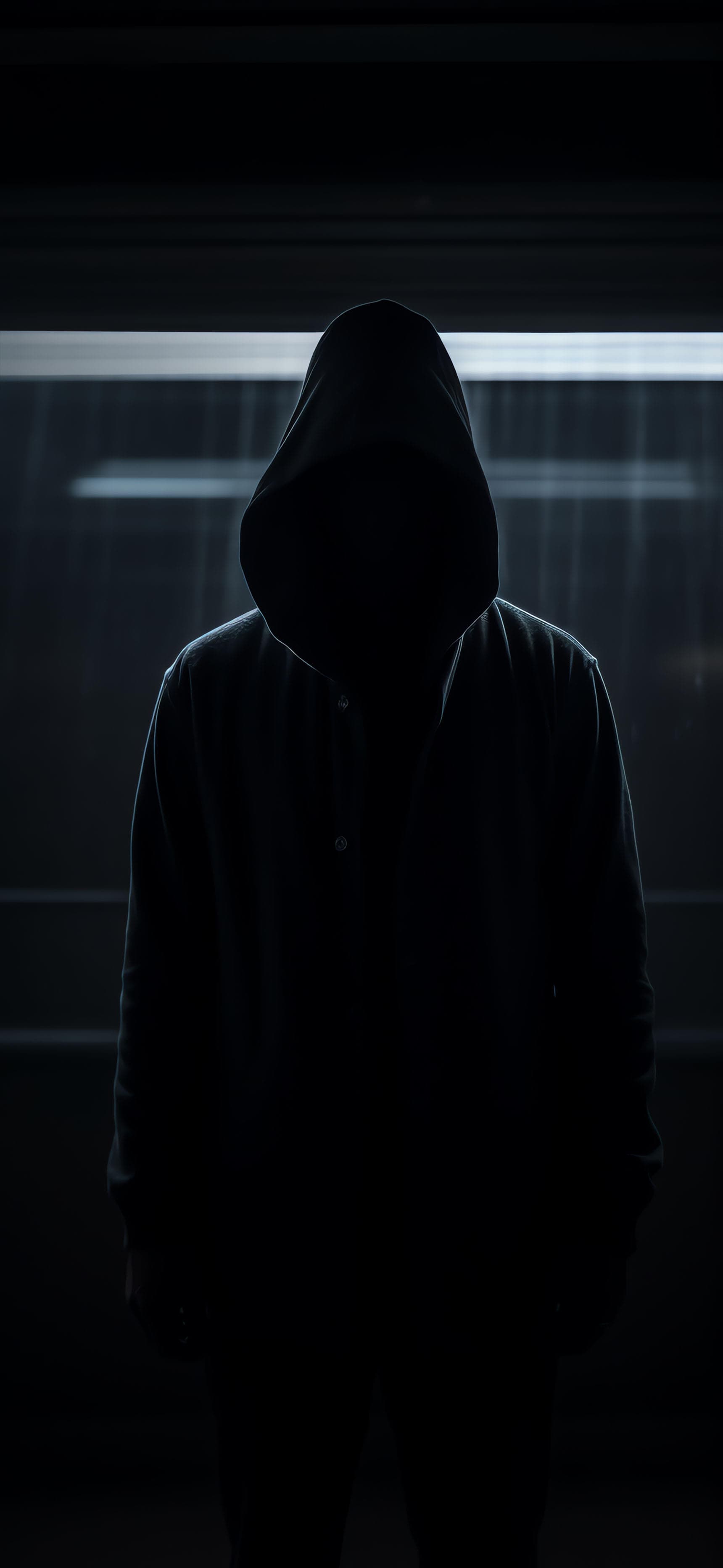 Shadowy Figure Silhouette - Pro phone wallpaper
