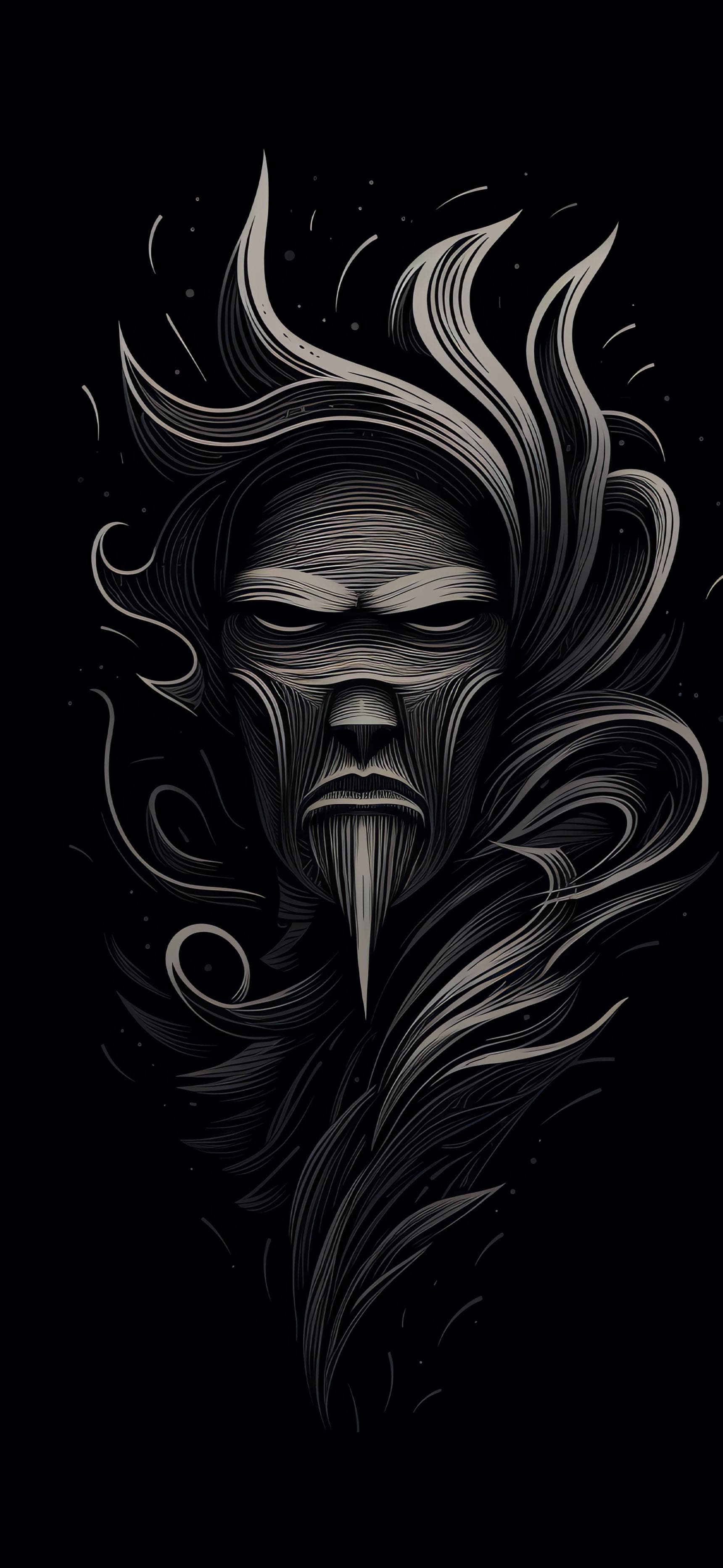 Abstract Portrait - Pro phone wallpaper