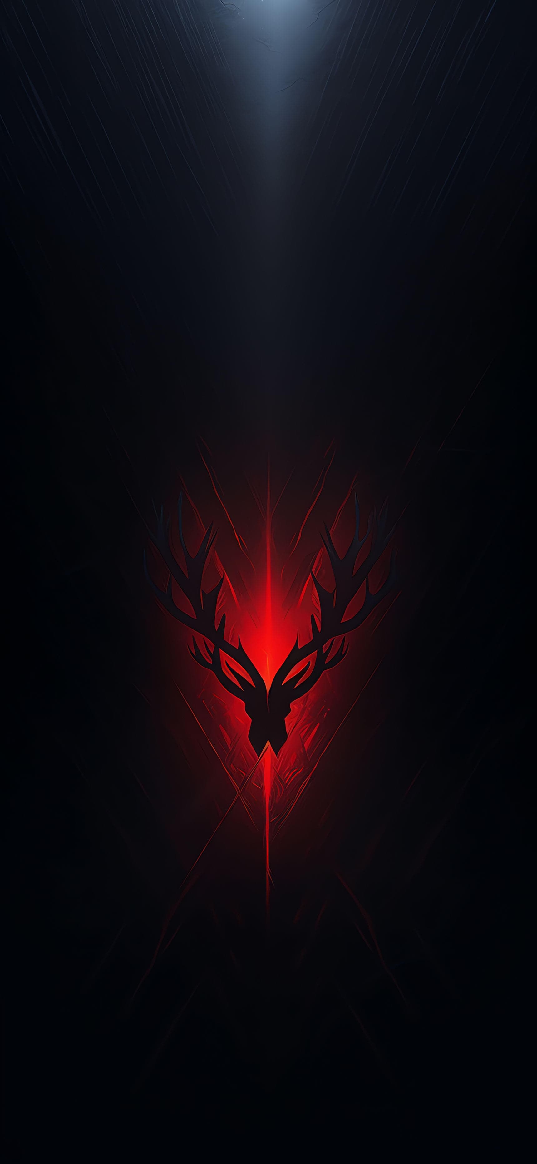 Infernal Deer Emblem - Pro phone wallpaper