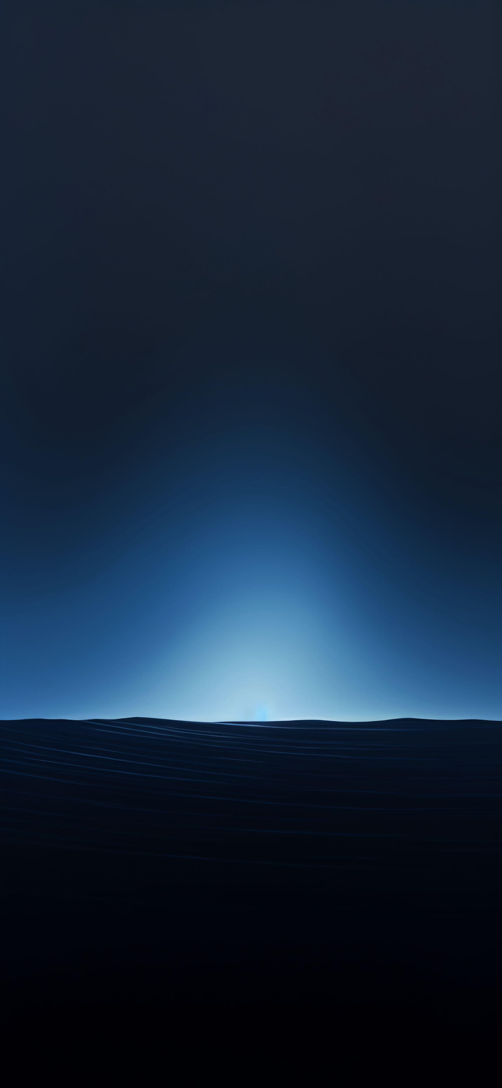 Blue Horizon Waves - Pro phone wallpaper