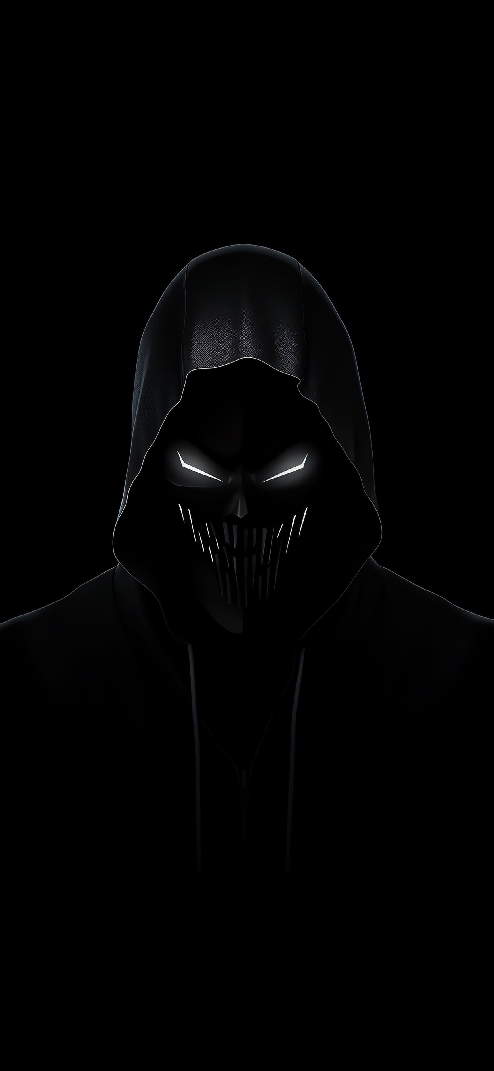 Dark Hooded Figure - Pro phone wallpaper
