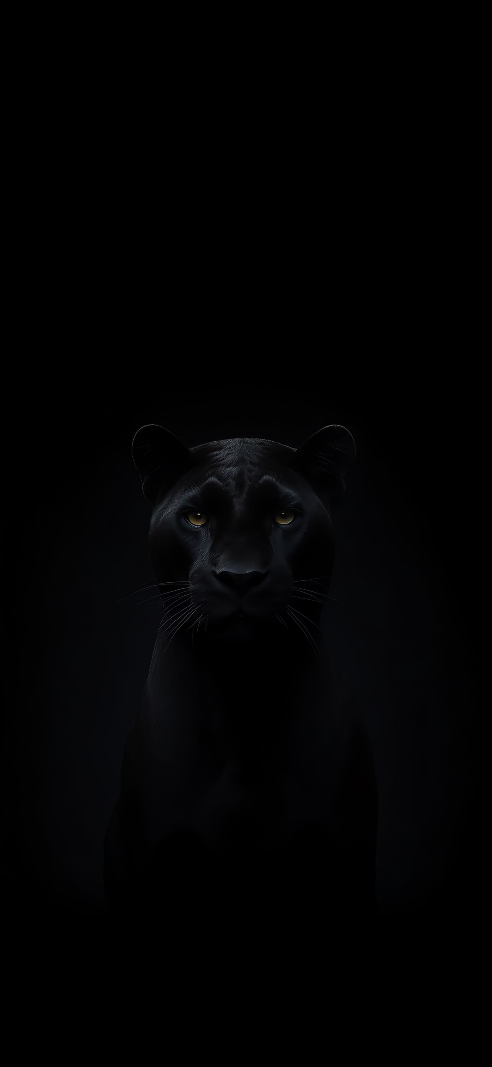 Shadow Panther Portrait - Pro phone wallpaper