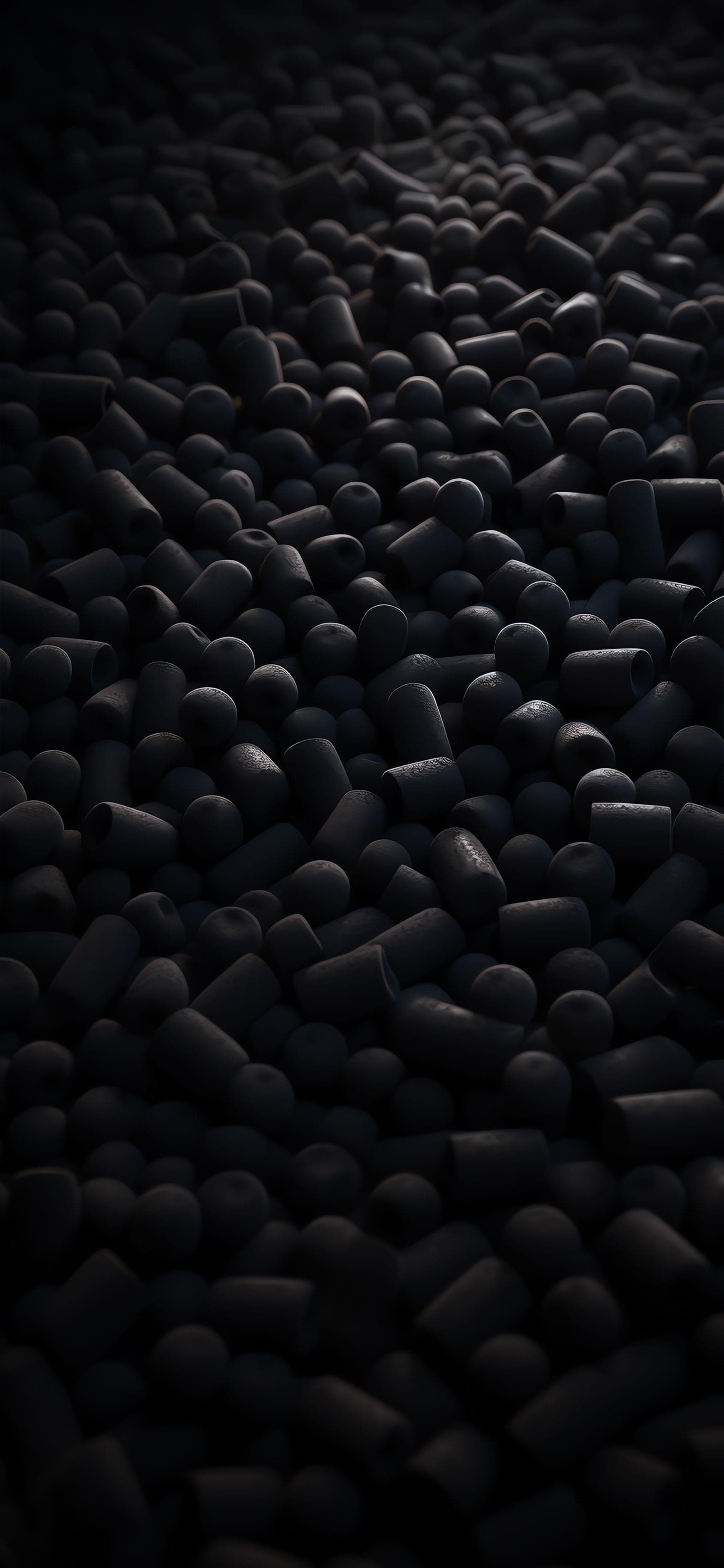 Charcoal Pile - Pro phone wallpaper