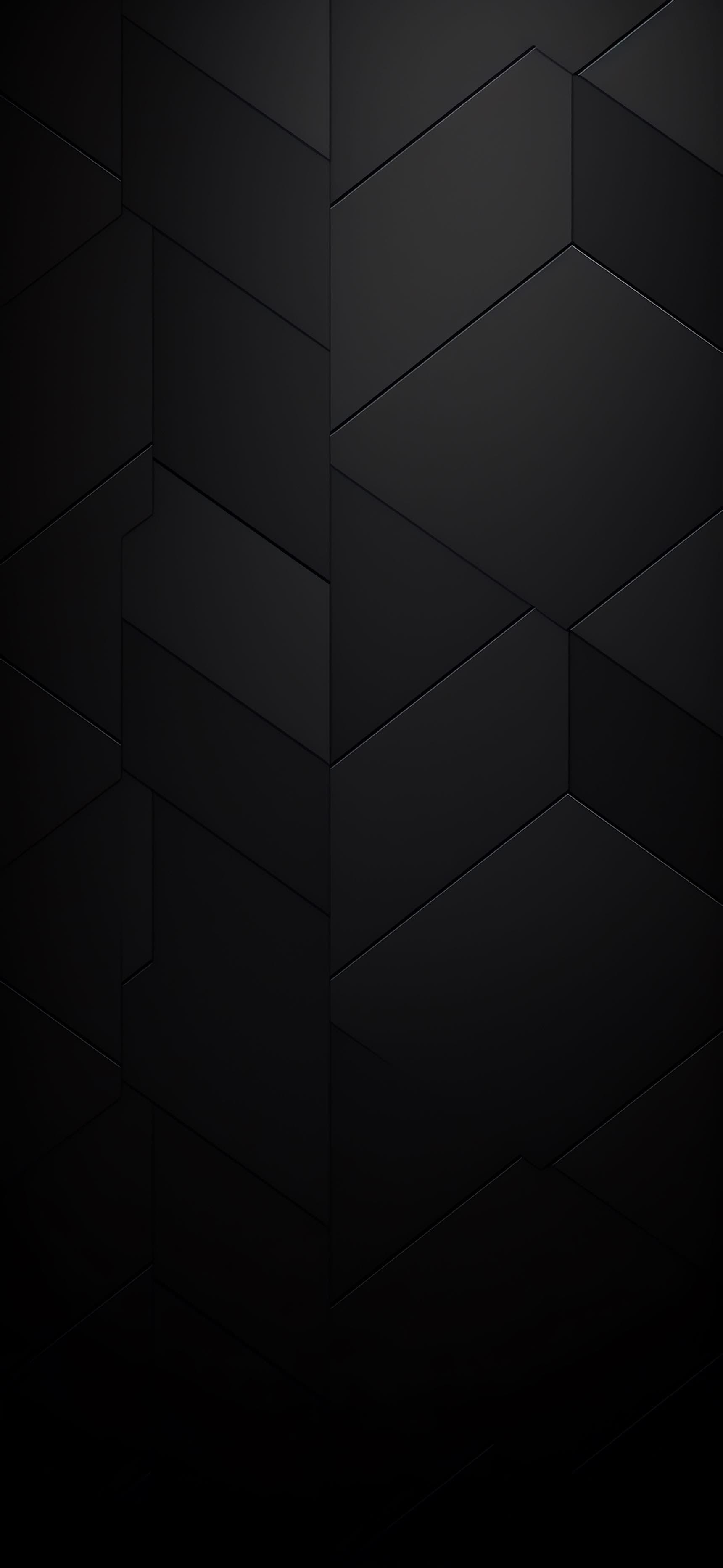 Dark Geometric Tiles - Pro phone wallpaper
