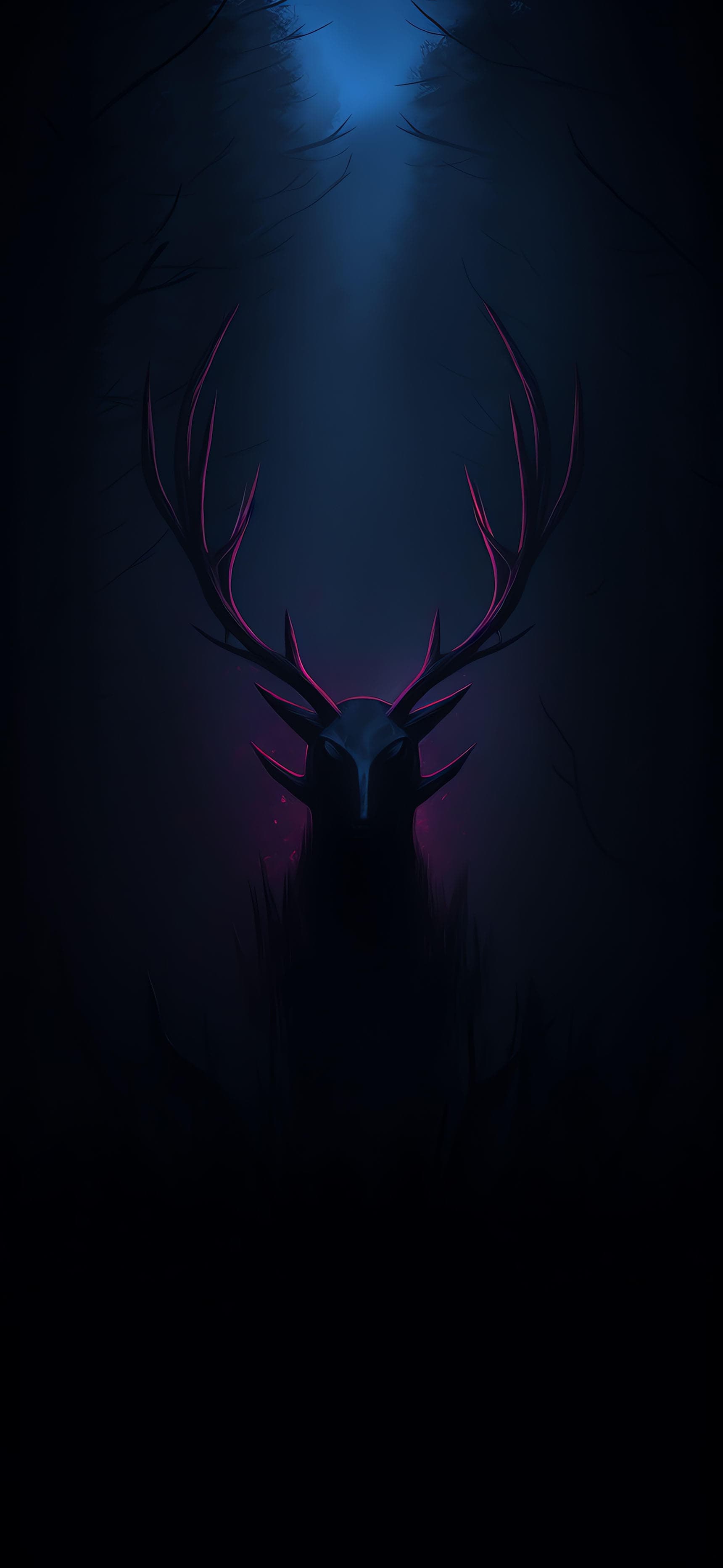 Mystic Stag - Pro phone wallpaper
