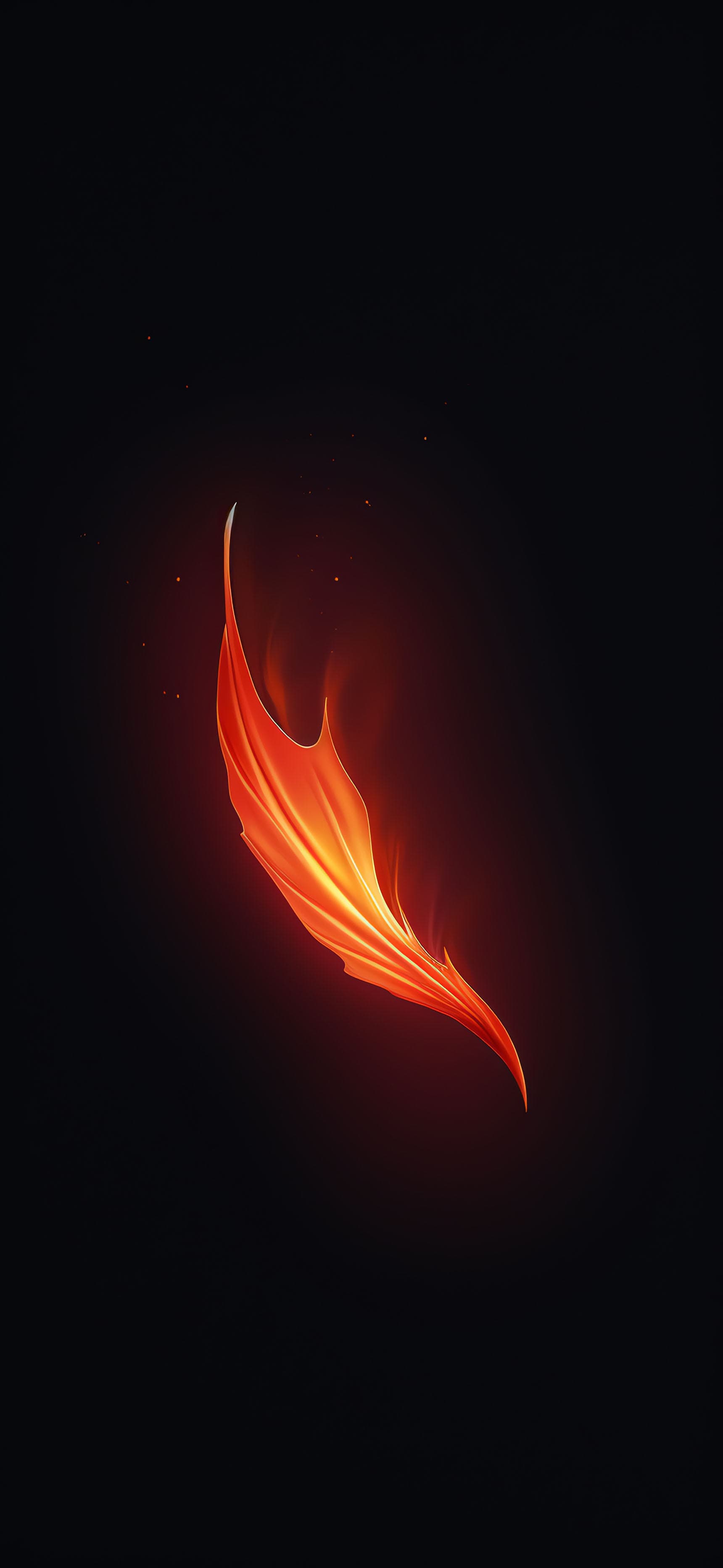 Burning Ember - Pro phone wallpaper