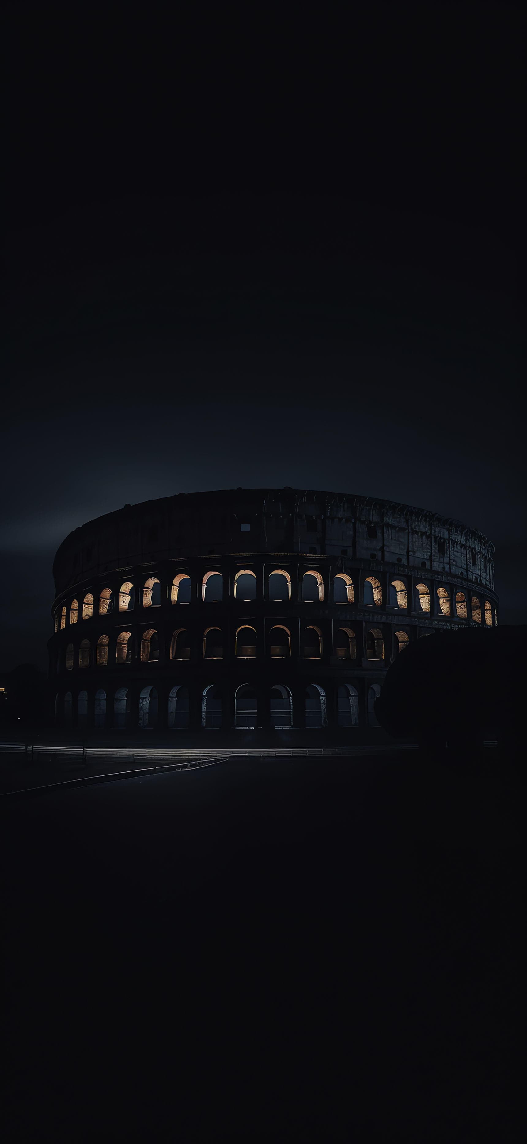 Colosseum Night View - Pro phone wallpaper
