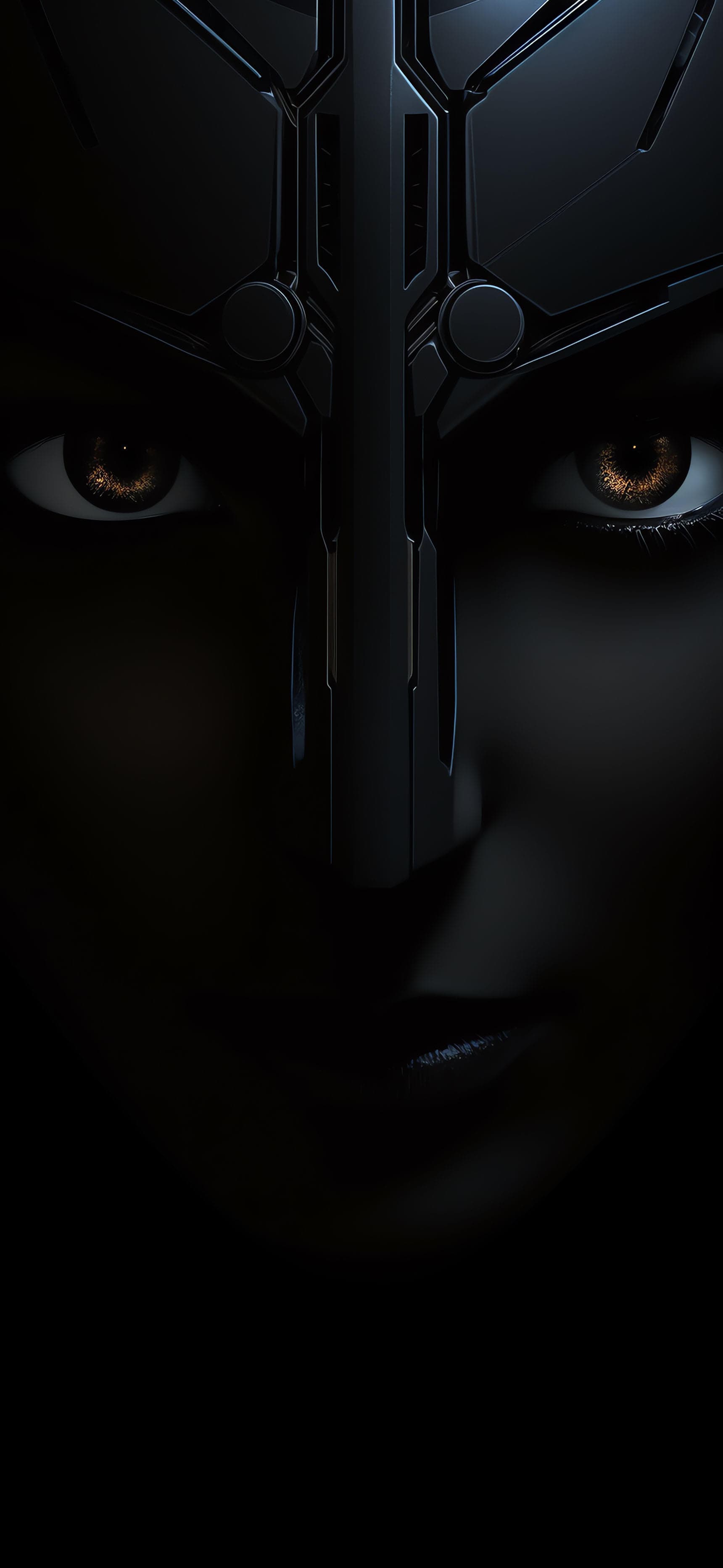 Cyberpunk Warrior Woman - Pro phone wallpaper