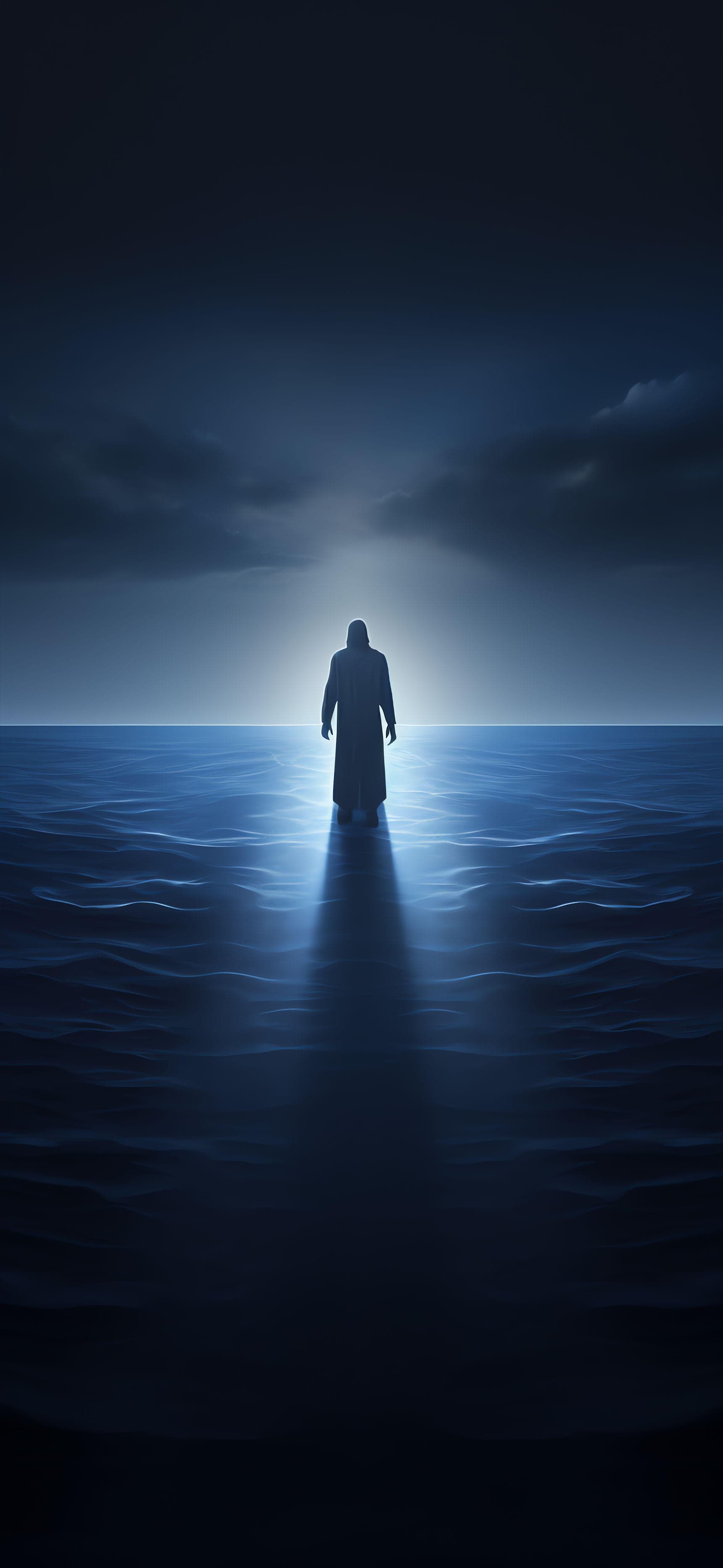 Watery Figure - Pro phone wallpaper