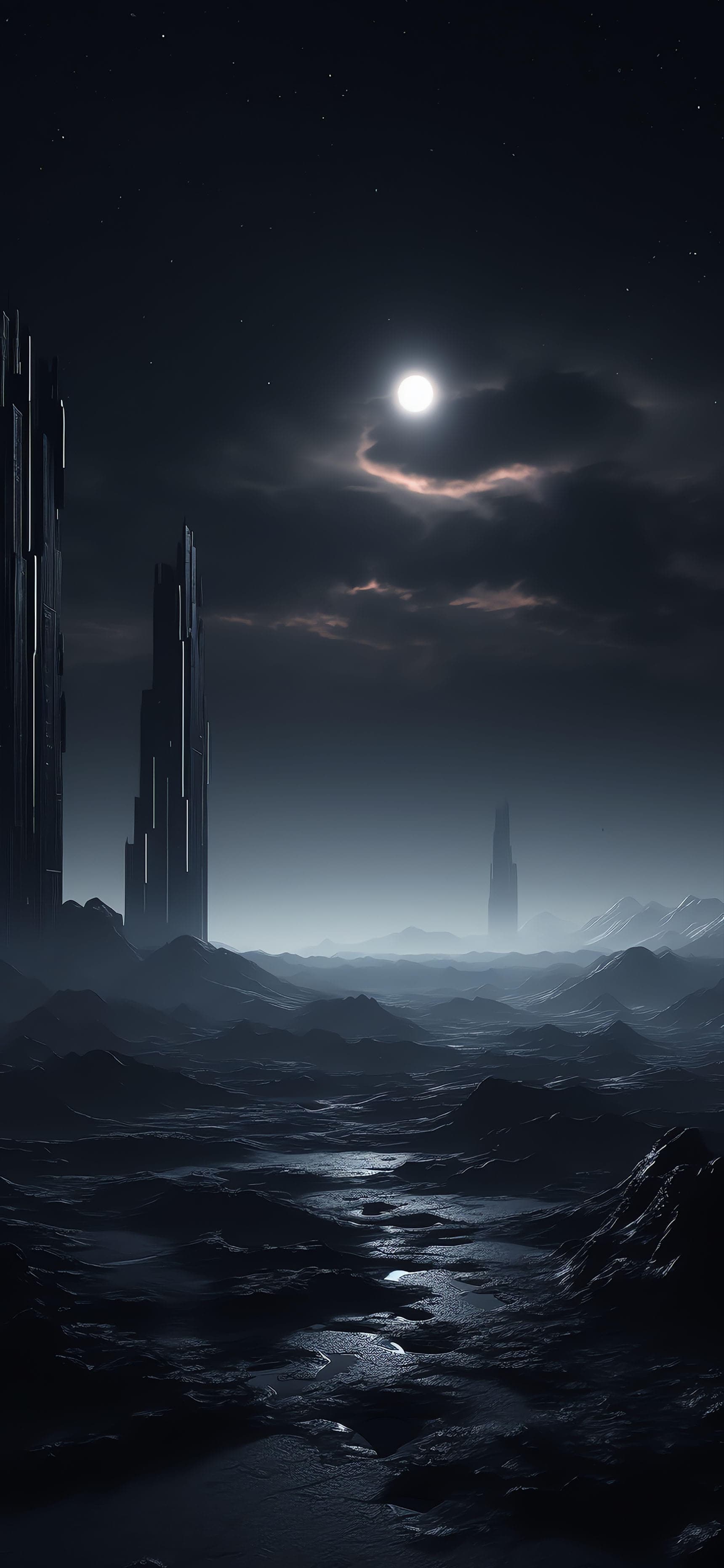 Alien Landscape - Pro phone wallpaper