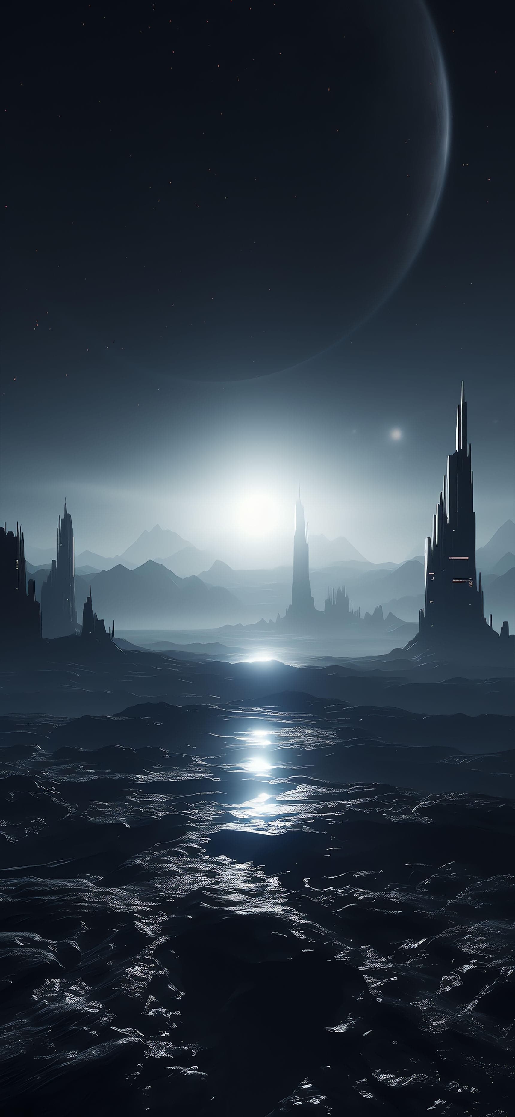Alien Landscape - Pro phone wallpaper