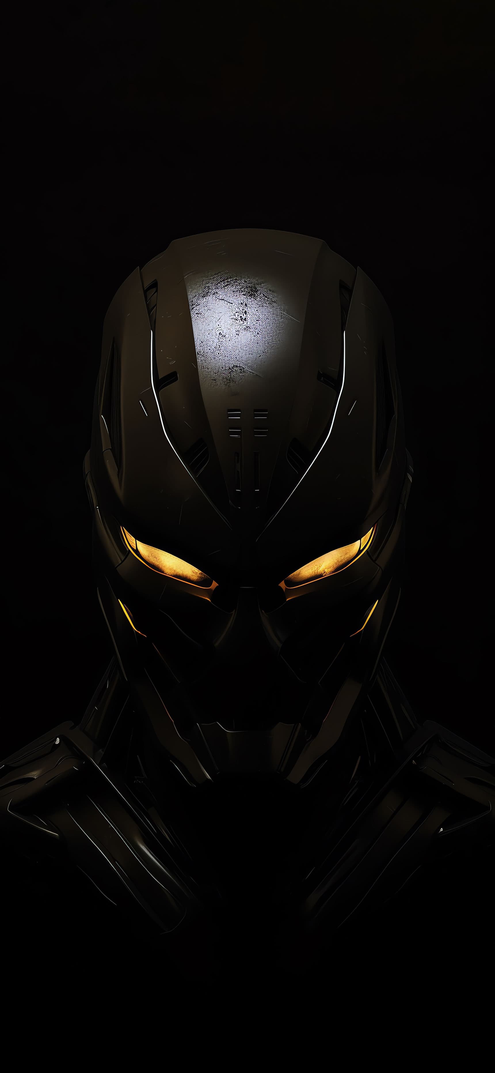Futuristic Helmet Gaze - Pro phone wallpaper