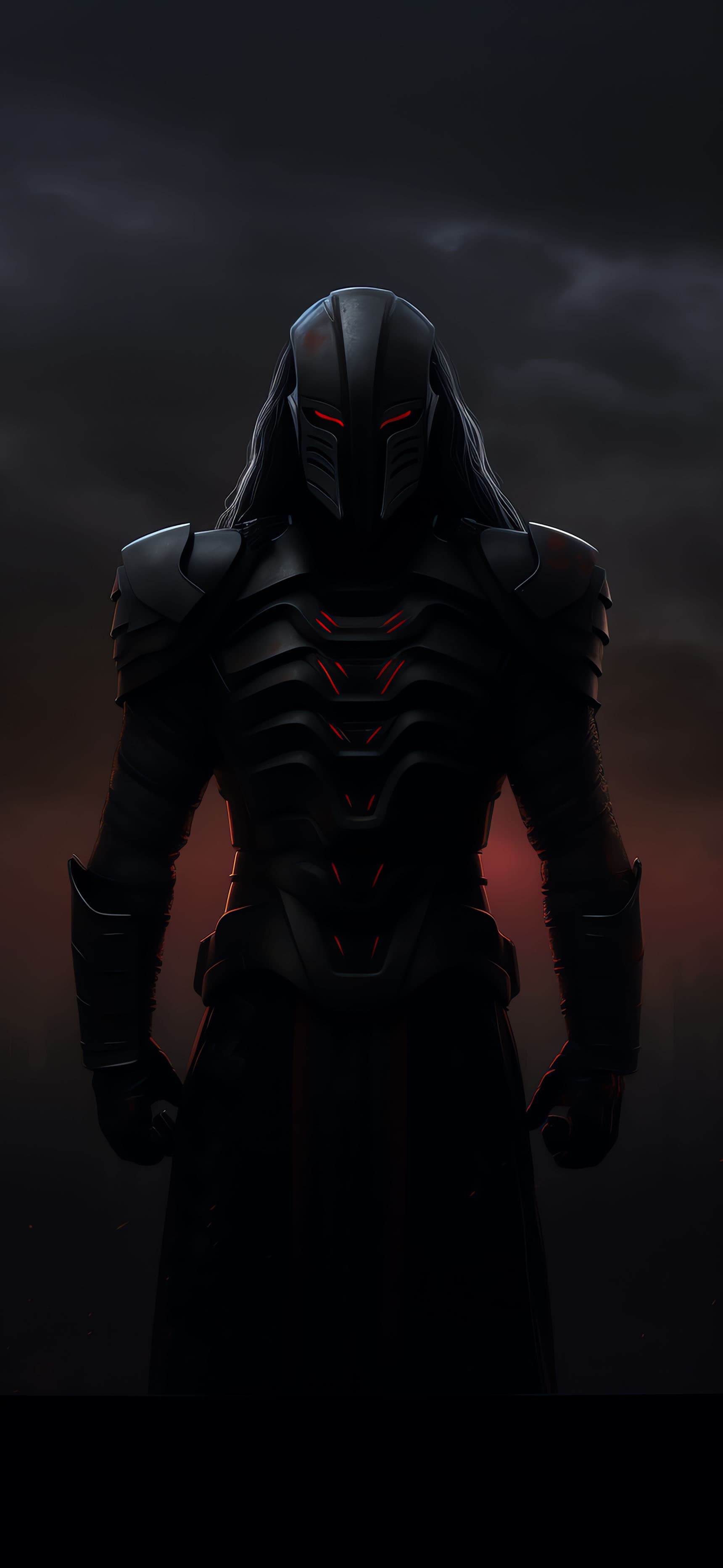 Dark Knight Silhouette - Pro phone wallpaper