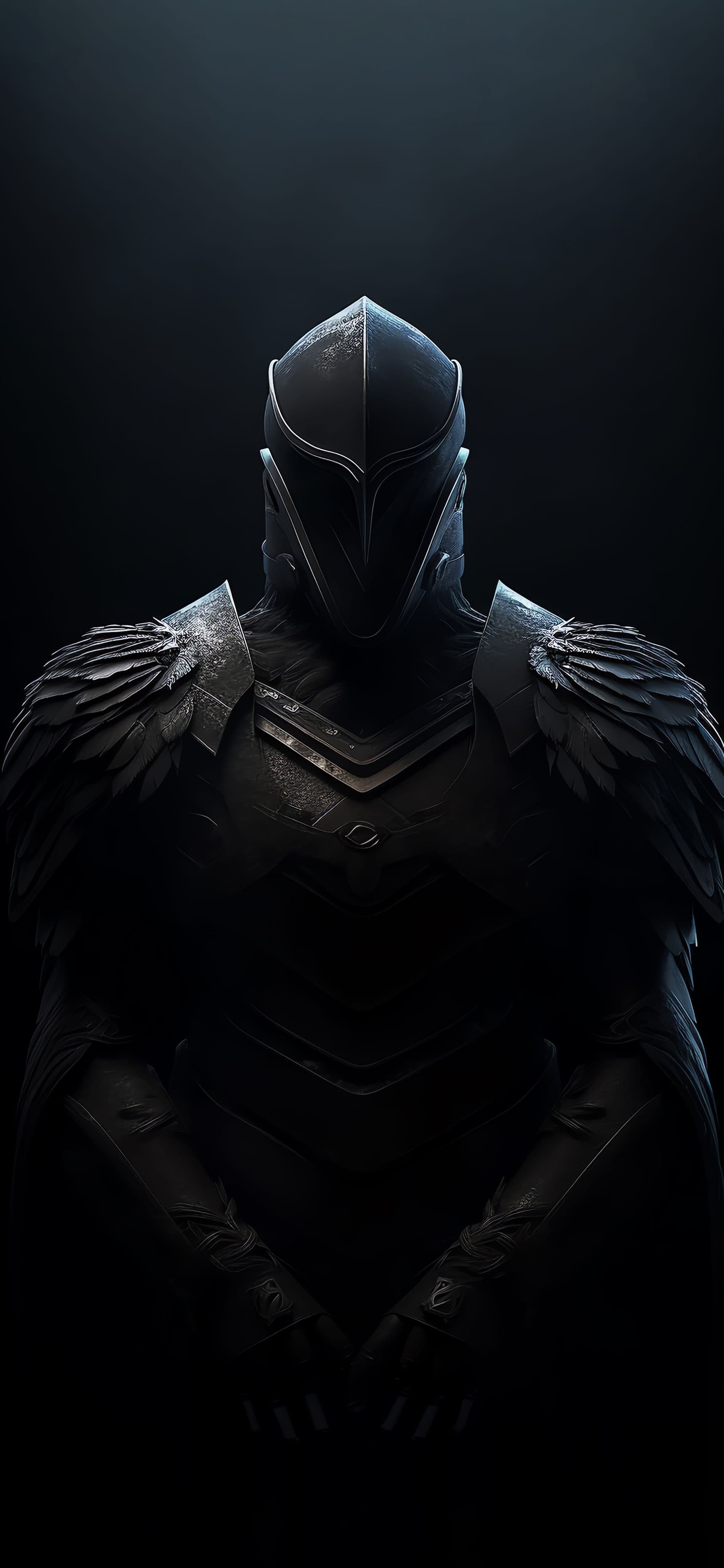 Shadowed Knight Armor - Pro phone wallpaper