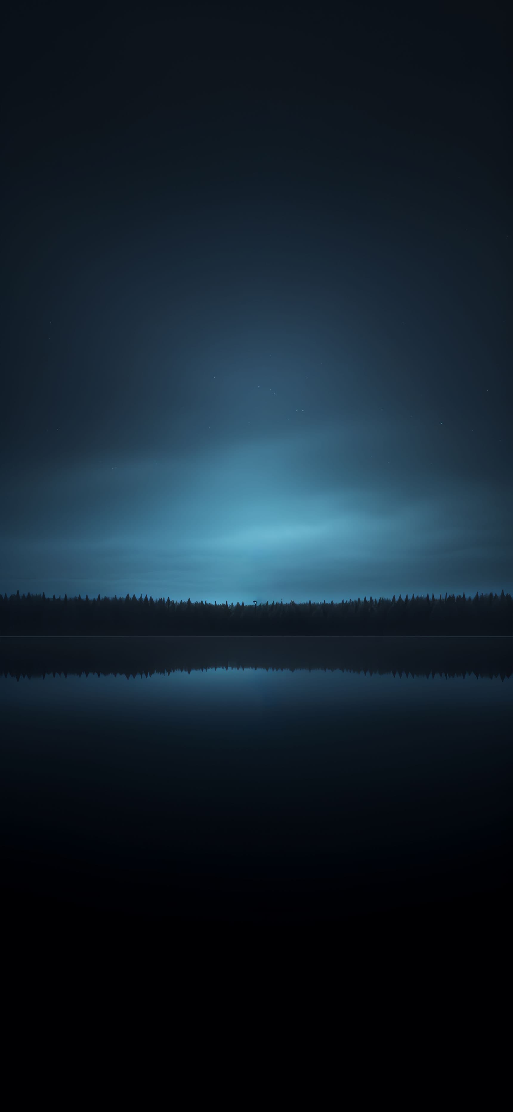 Tranquil Lake Night - Pro phone wallpaper