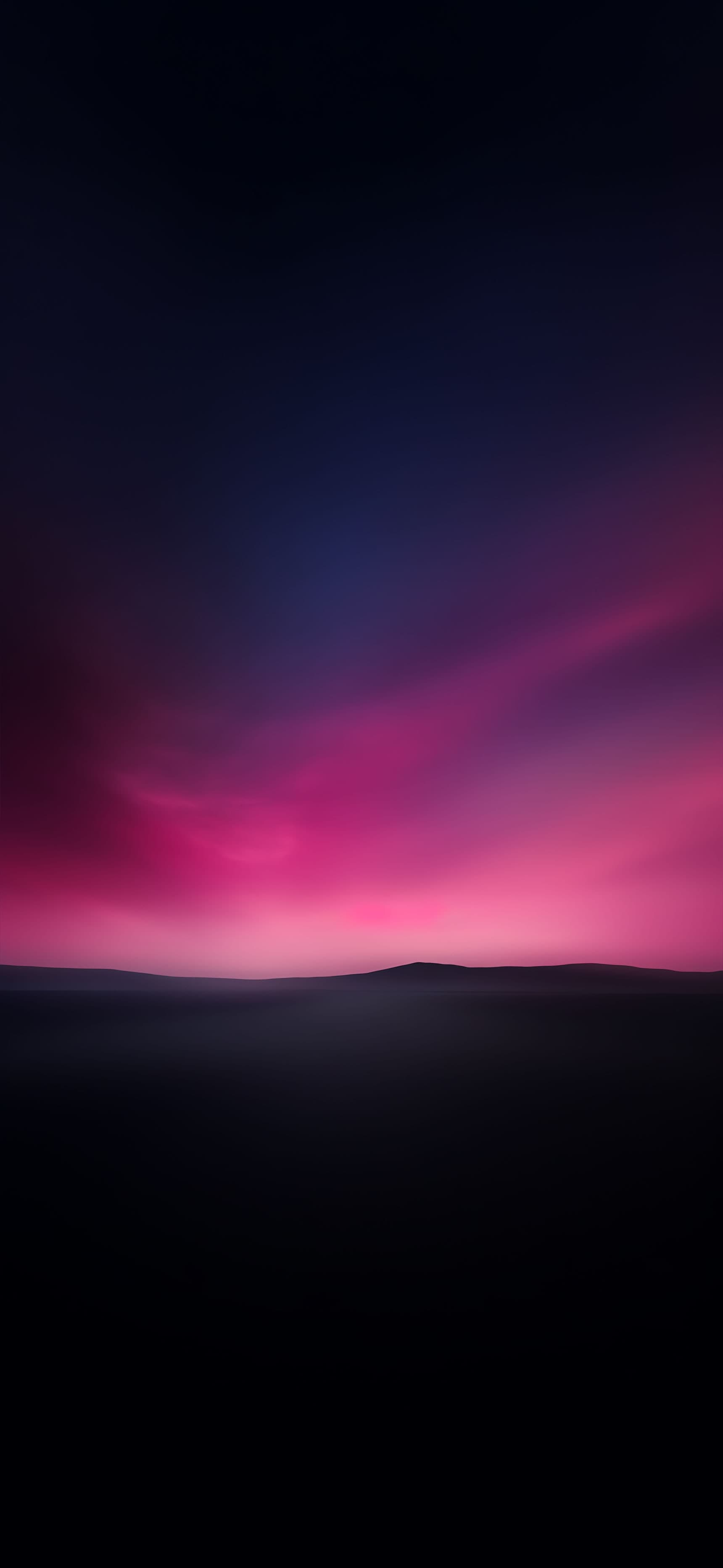 Magenta Sky Horizon - Pro phone wallpaper