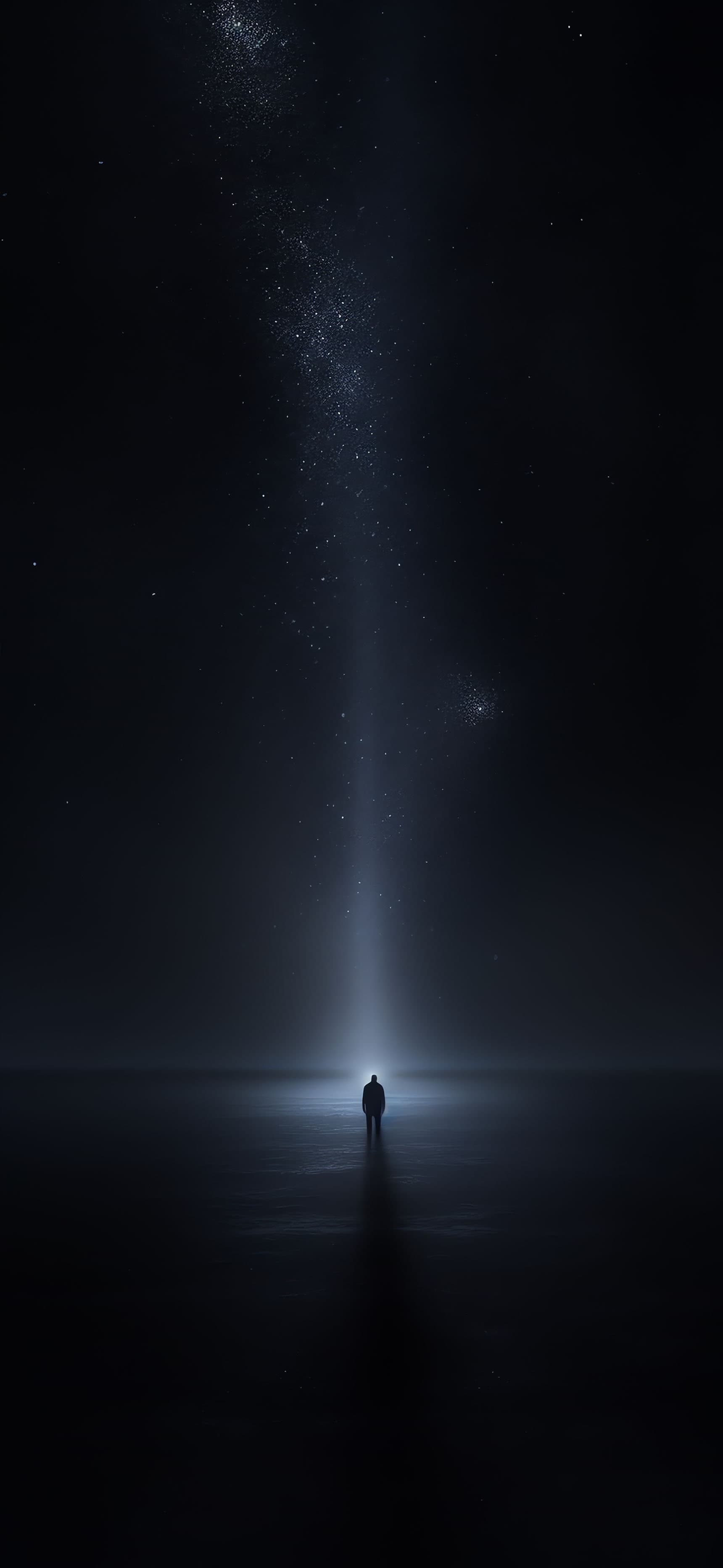 Lonely Star Gazer - Pro phone wallpaper