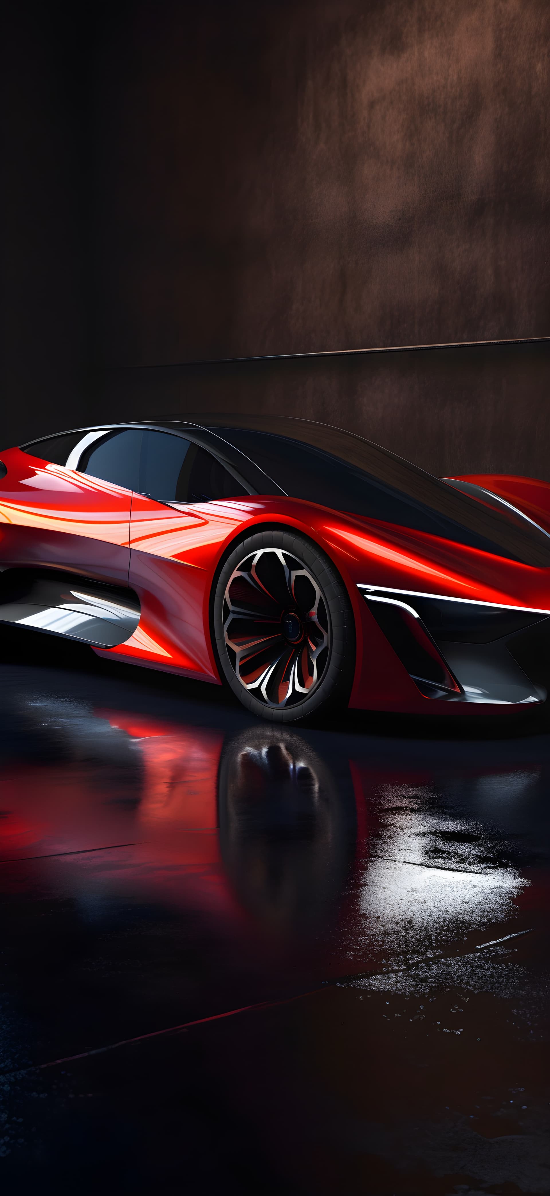 Crimson Racer - Pro phone wallpaper