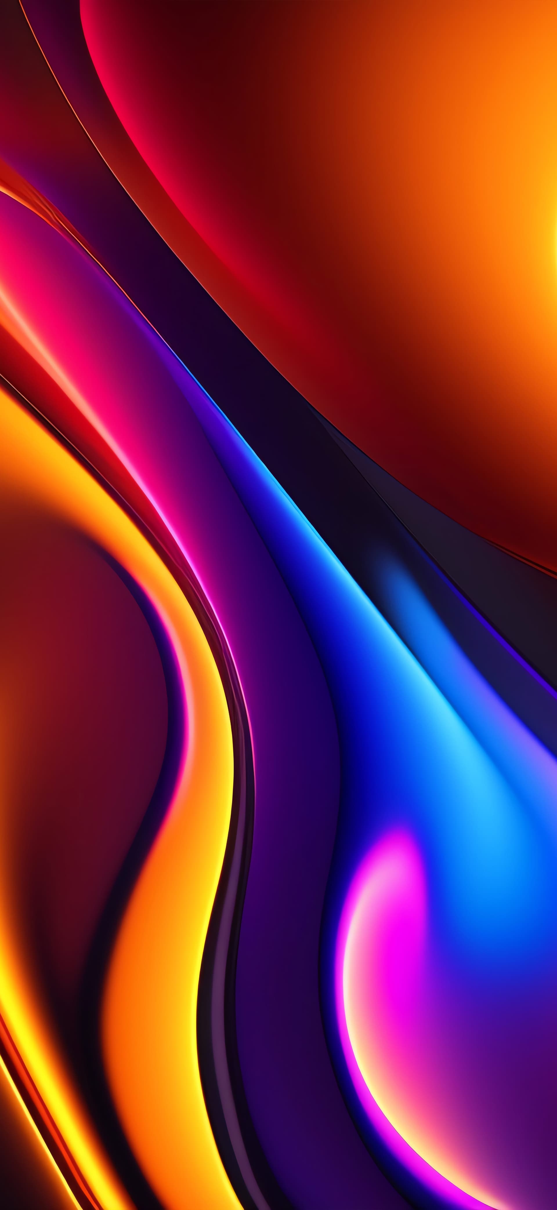 Abstract Fluid Gradient - Pro phone wallpaper