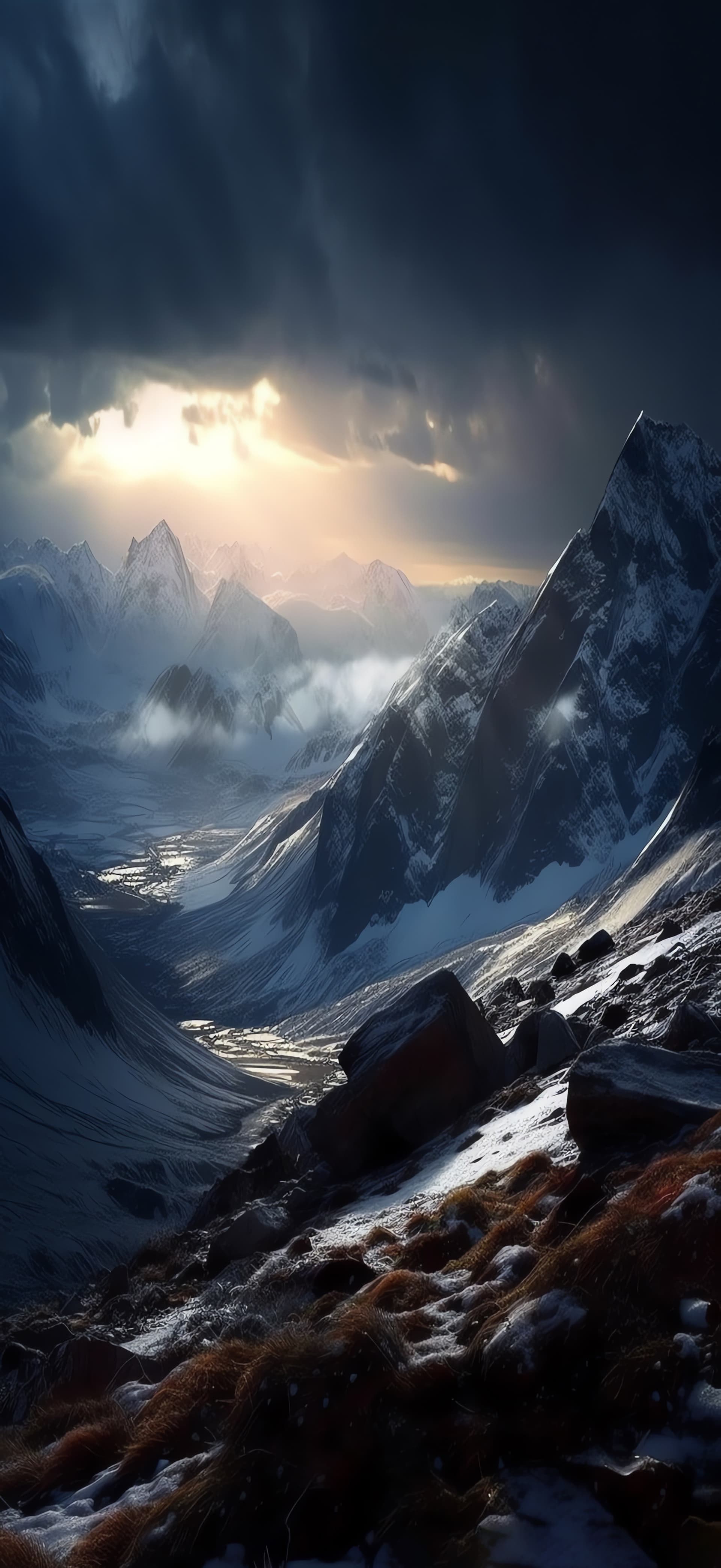 Mountain Majesty - Pro phone wallpaper