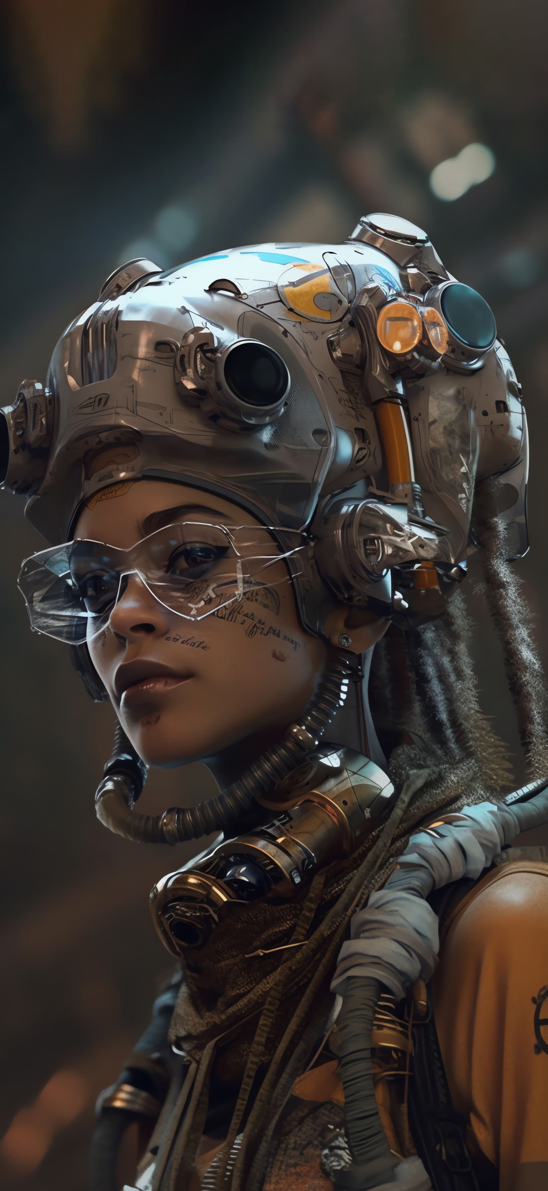 Cyberpunk Girl - Pro phone wallpaper