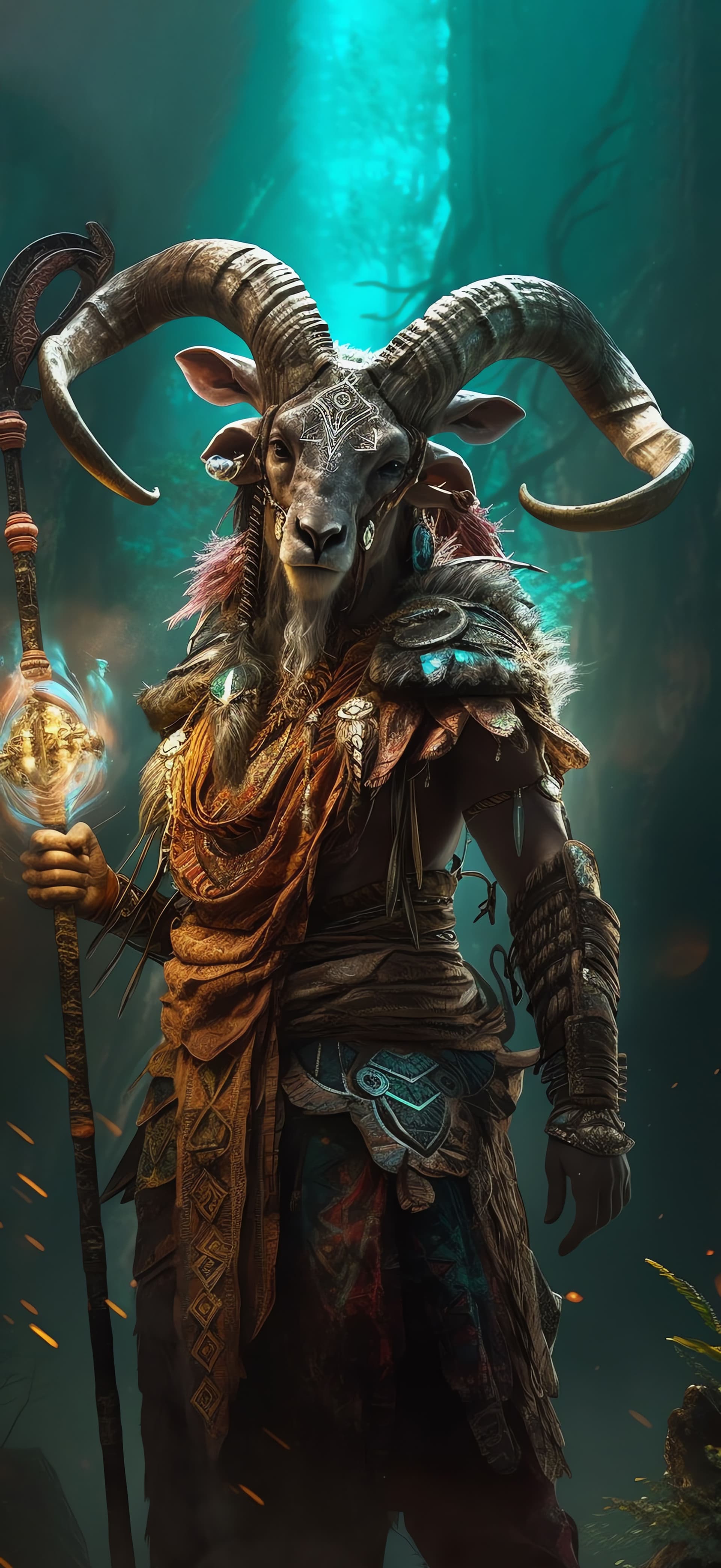 Mystic Shaman - Pro phone wallpaper