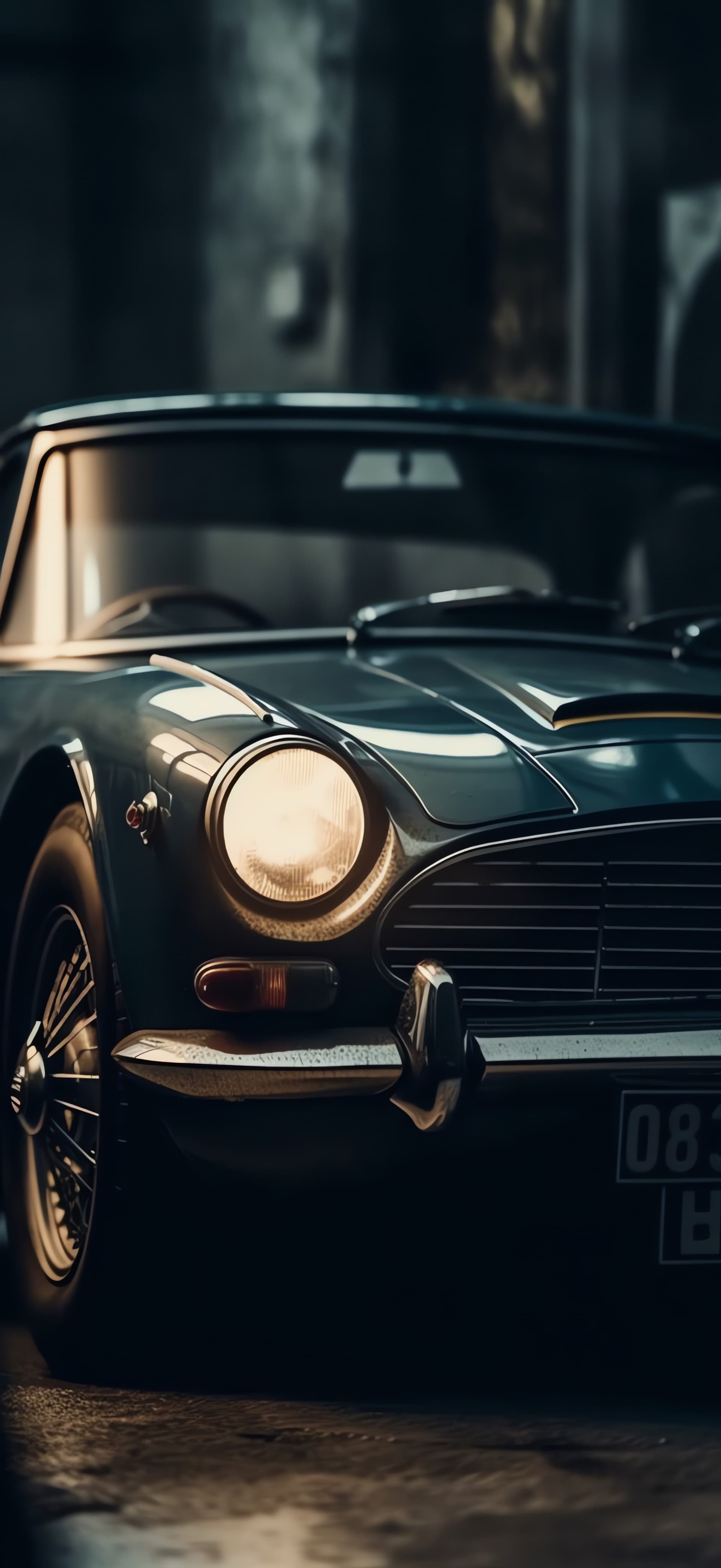 Classic Car Detail - Pro phone wallpaper