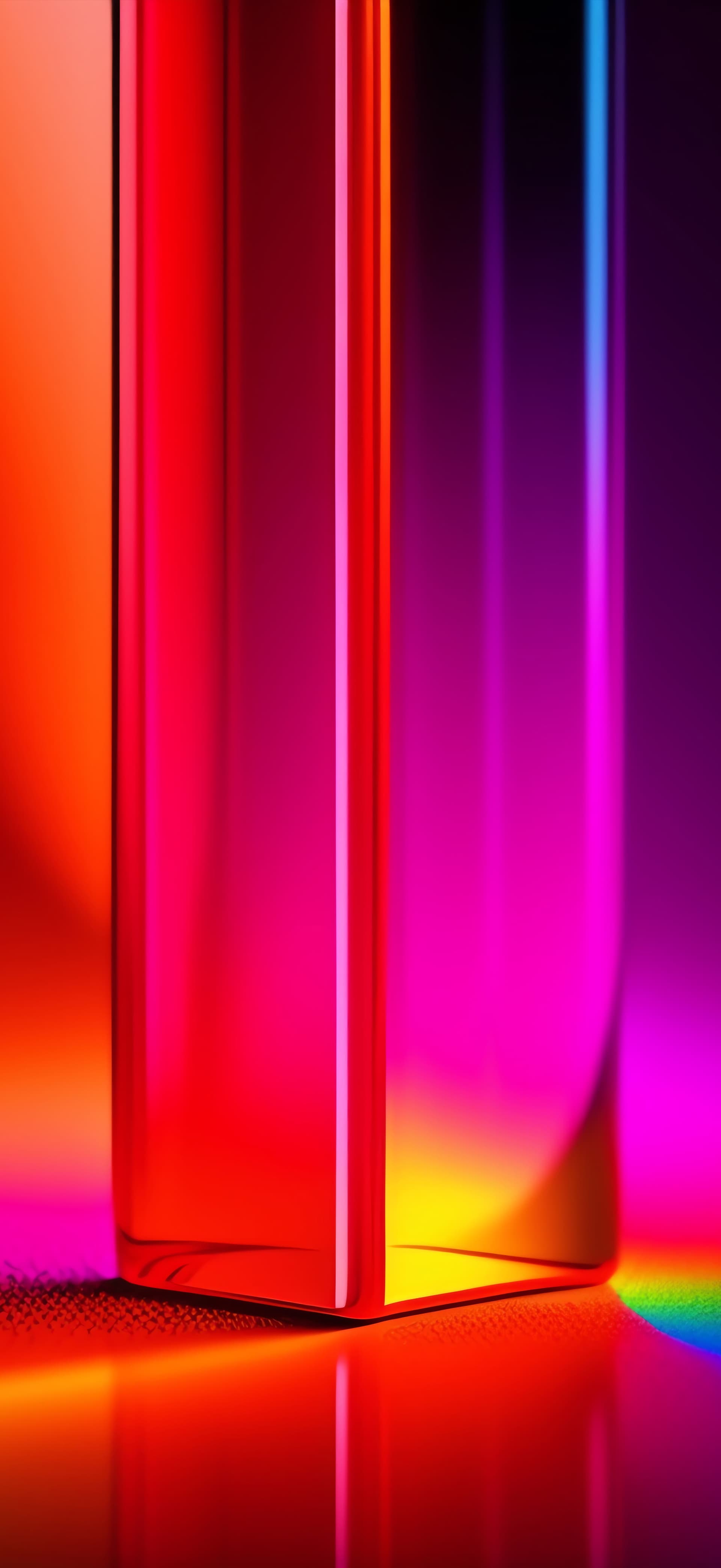 Prismatic Glass Column - Pro phone wallpaper